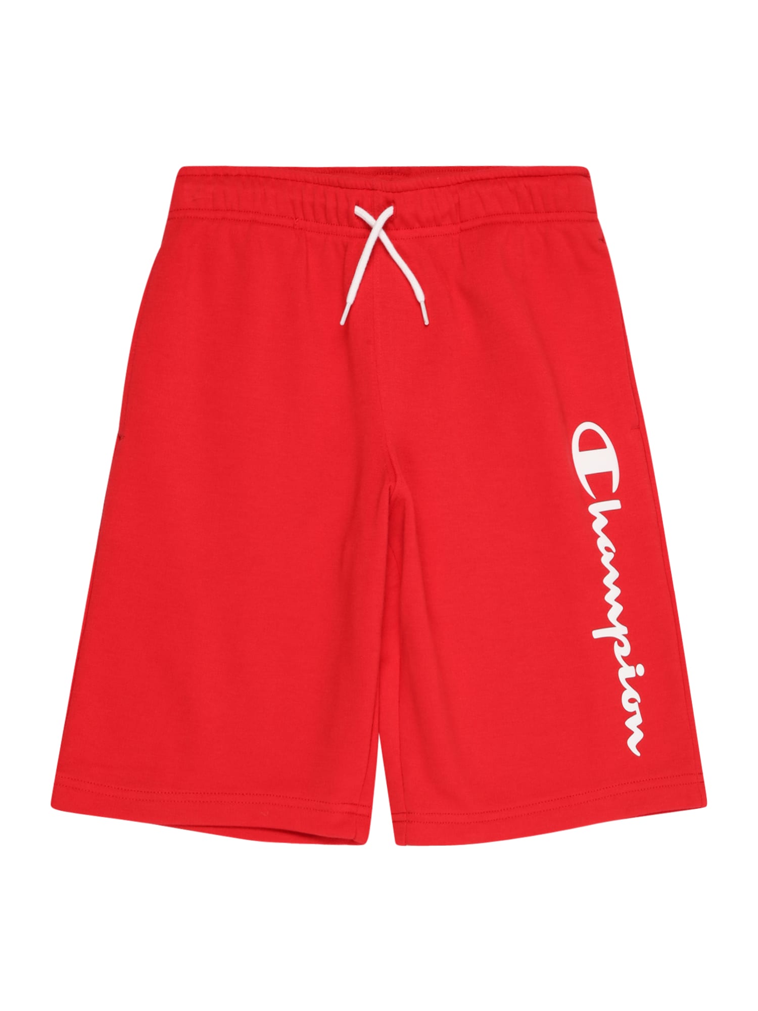 Champion Authentic Athletic Apparel Hlače  rdeča / bela