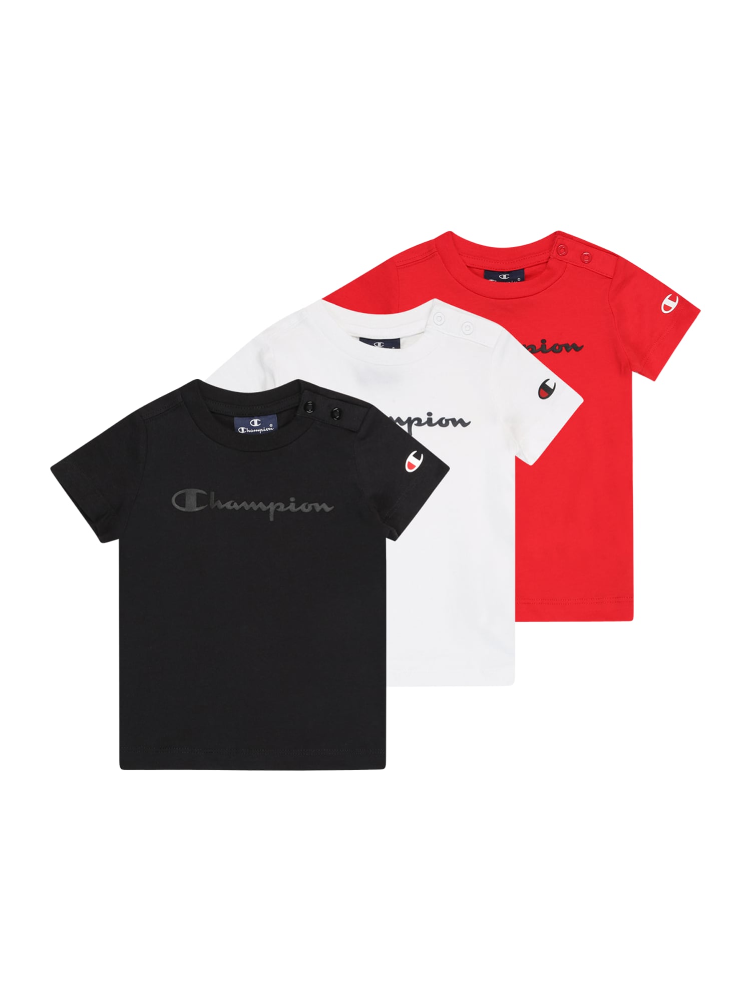 Champion Authentic Athletic Apparel Majica  rdeča / črna / bela