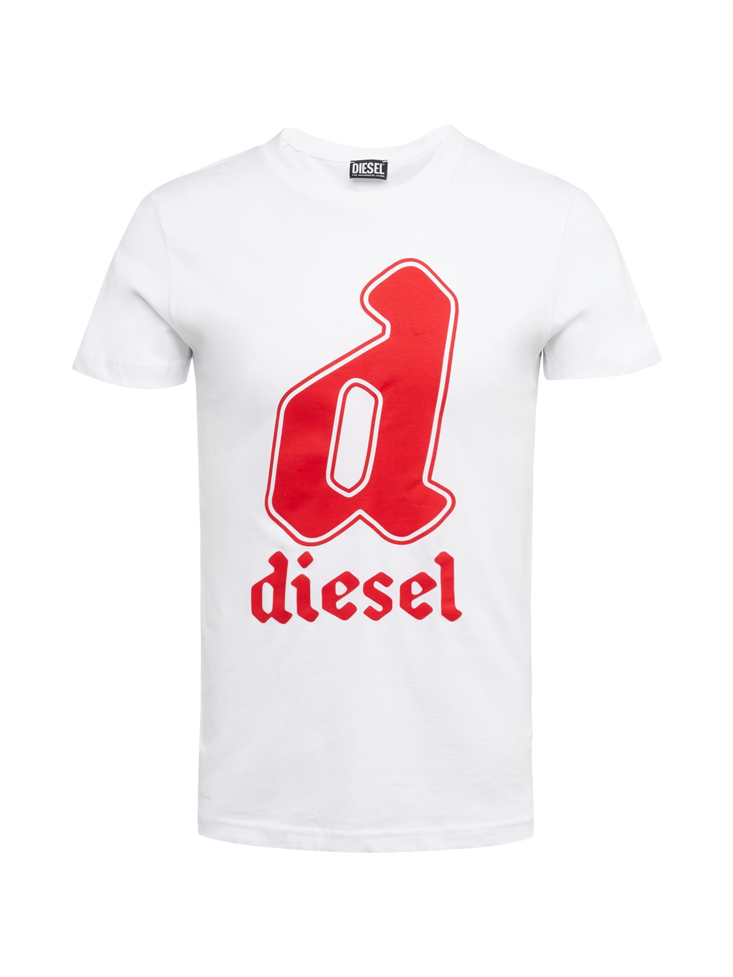 DIESEL Majica 'DIEGOR'  rdeča / bela