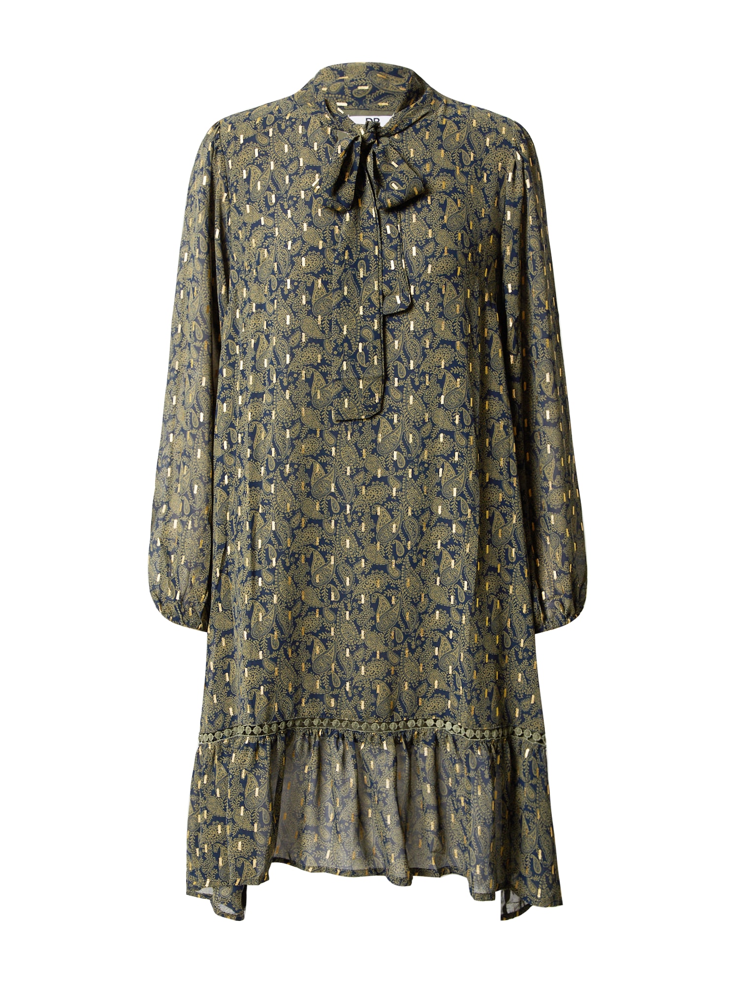 Dorothy Perkins Obleka  mornarska / zlata