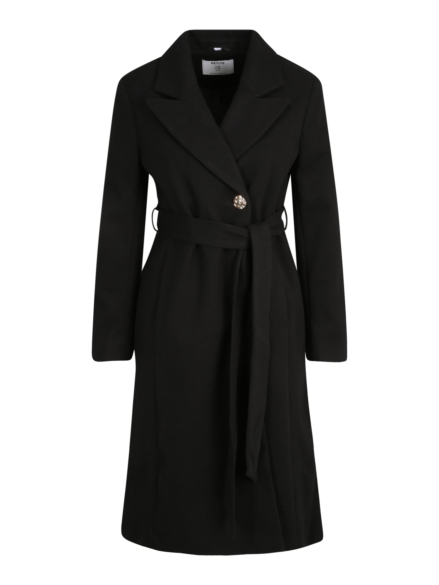 Dorothy Perkins Petite Prehoden plašč  črna