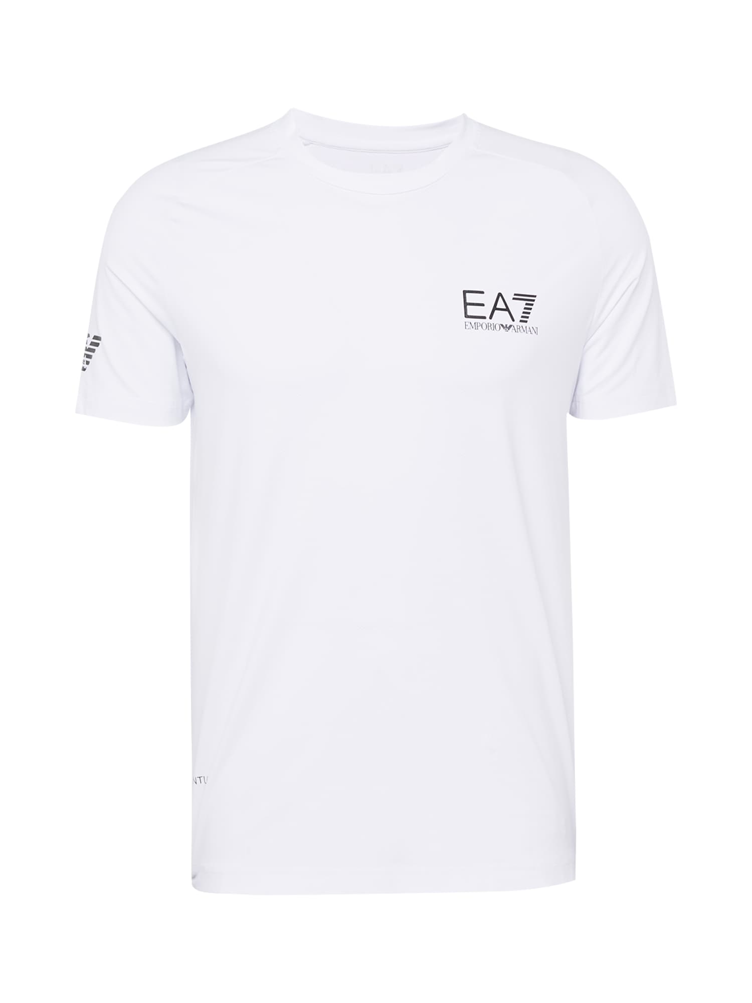 EA7 Emporio Armani Funkcionalna majica  črna / bela