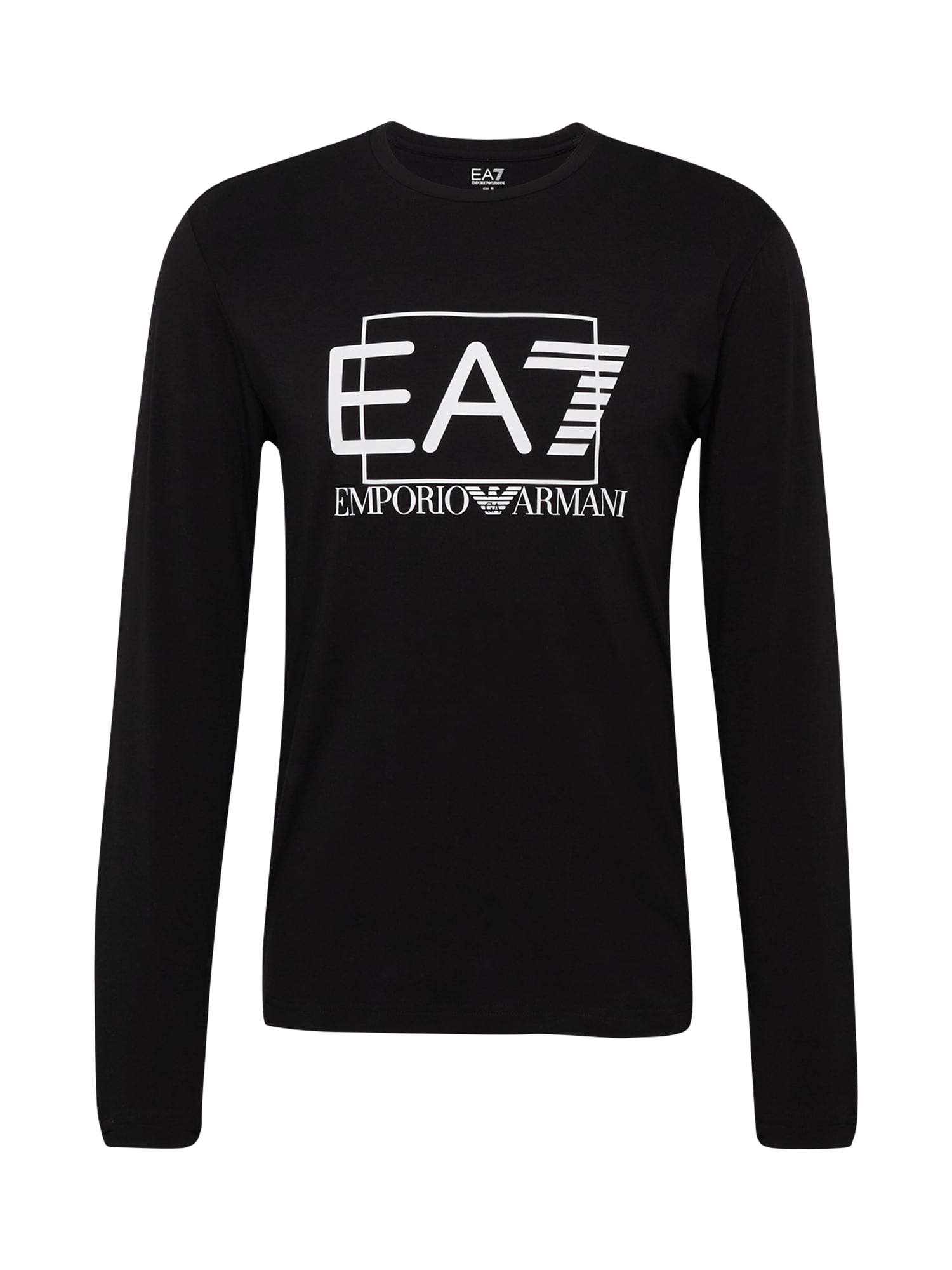 EA7 Emporio Armani Majica  črna / bela