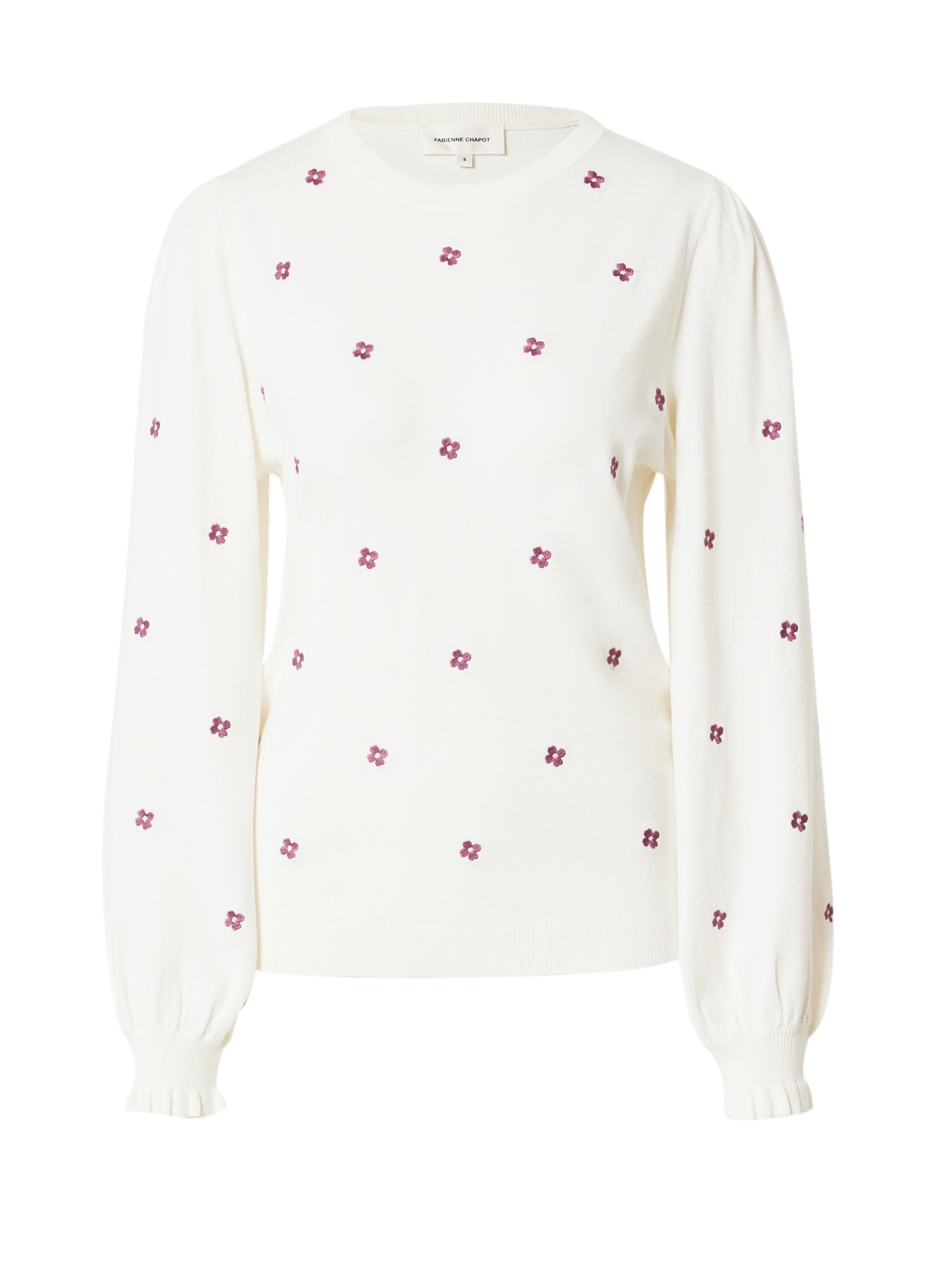 Fabienne Chapot Pulover 'Holly'  temno liila / bela