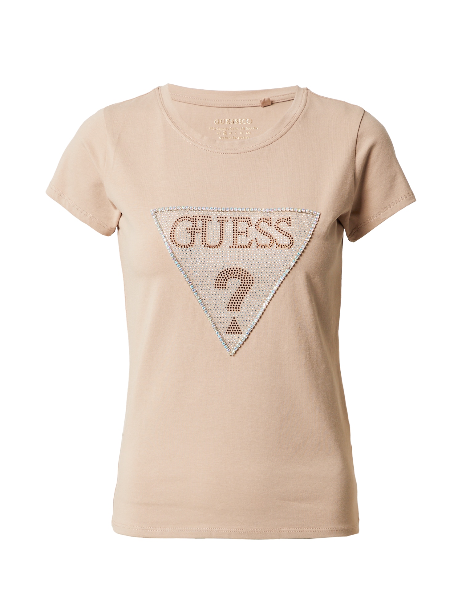 GUESS Majica  rosé / srebrna