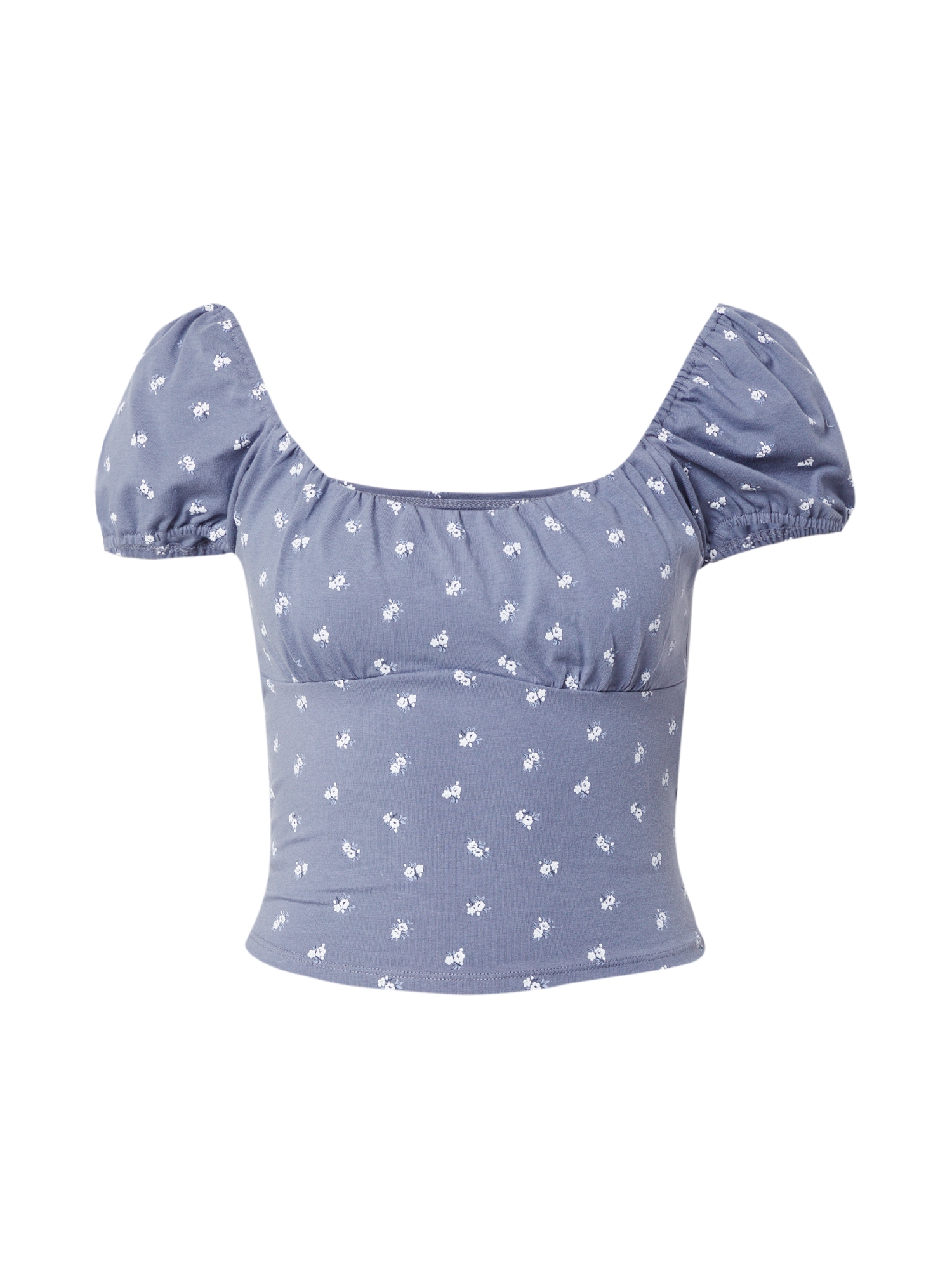 HOLLISTER Majica  dimno modra / bela