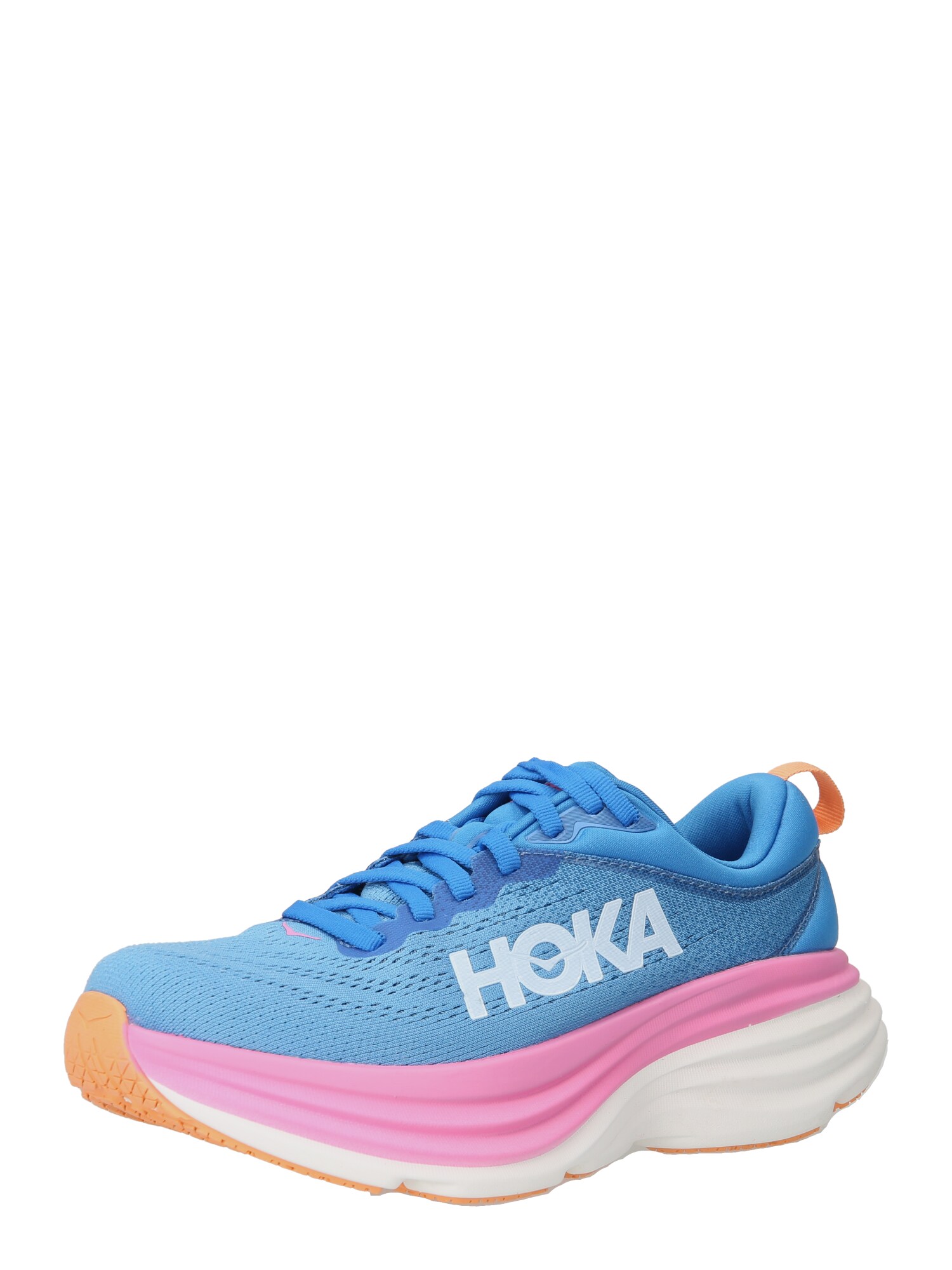 Hoka One One Tekaški čevelj 'BONDI 8'  nebeško modra / svetlo modra / oranžna / svetlo roza