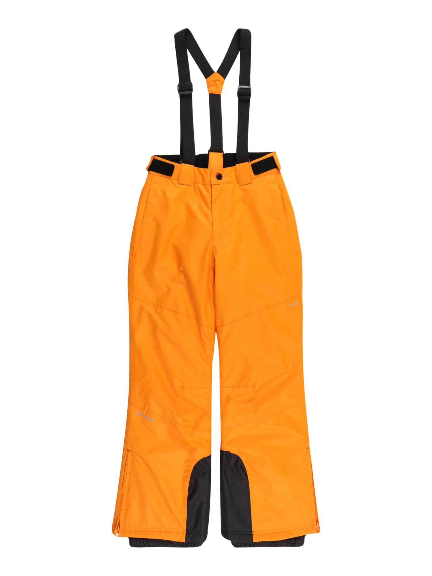 ICEPEAK Športne hlače 'LENZEN'  oranžna / črna