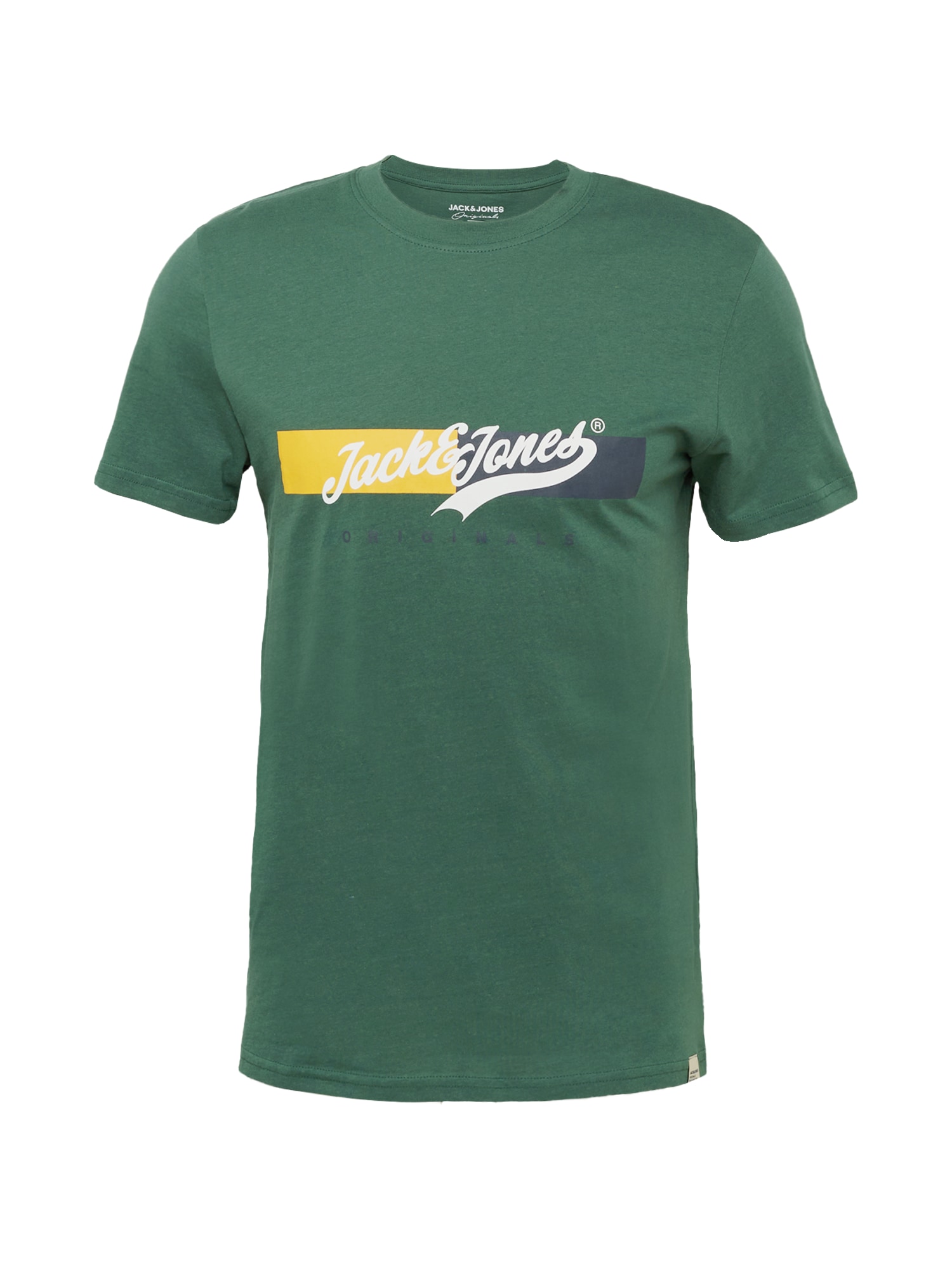 JACK & JONES Majica 'BECKSS'  smaragd / mešane barve