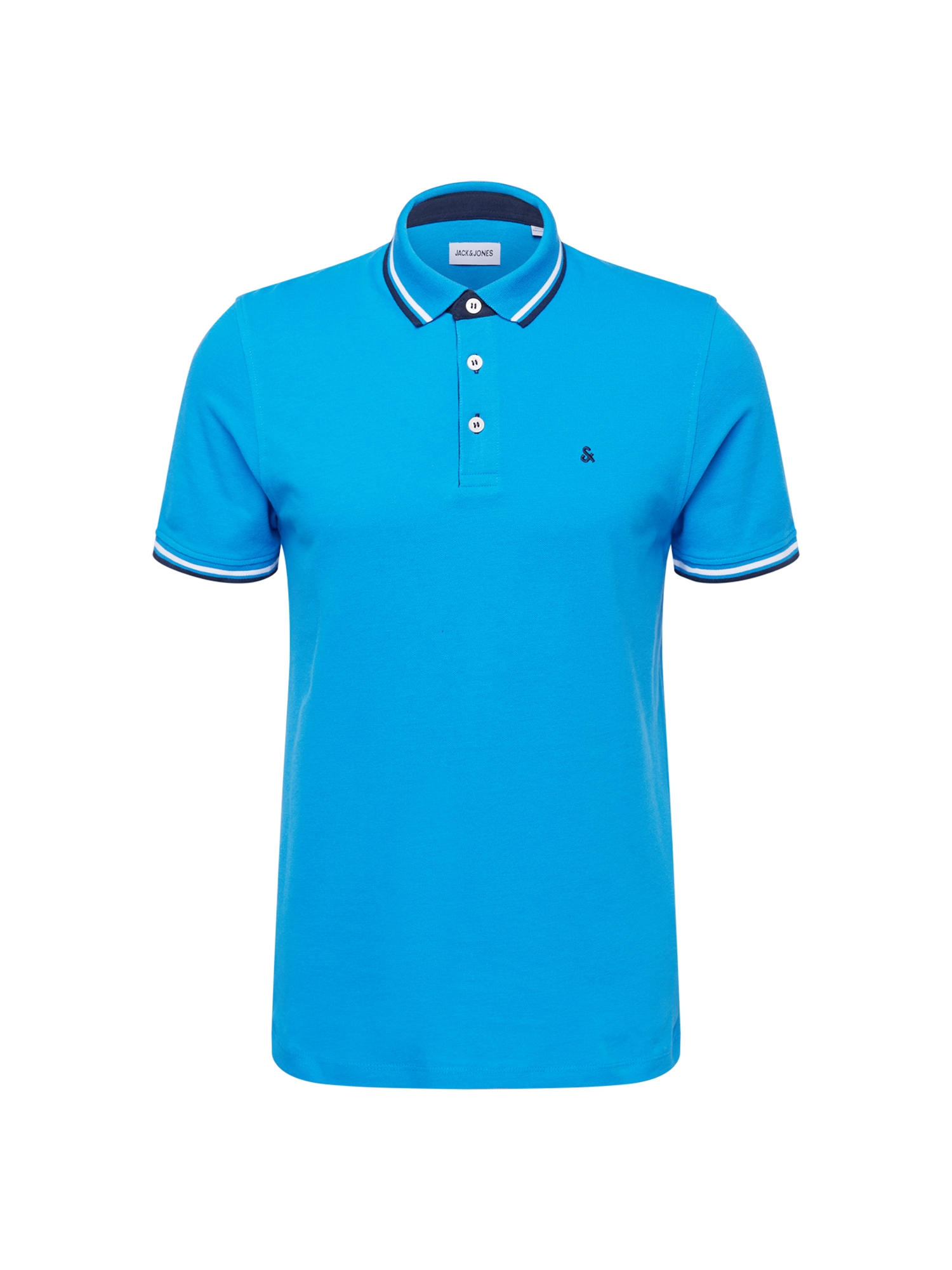 JACK & JONES Majica 'Paulos'  modra / temno modra / bela