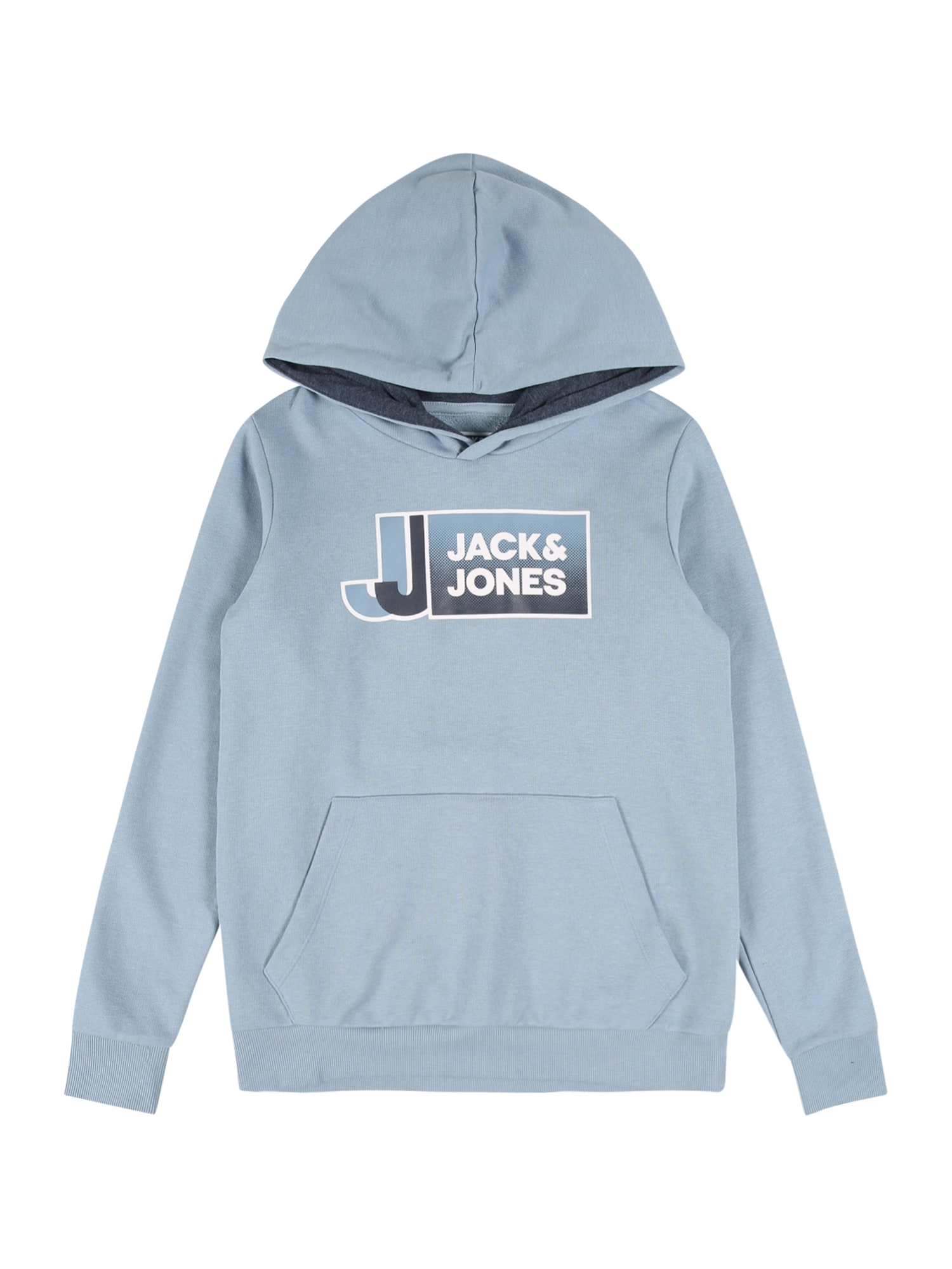Jack & Jones Junior Majica  dimno modra / črna / bela