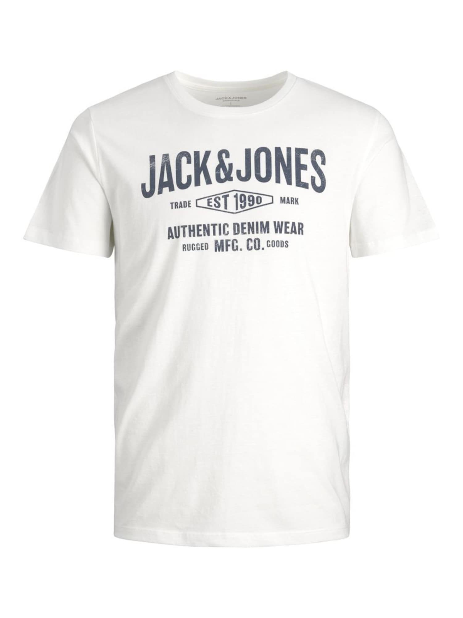 Jack & Jones Junior Majica  siva / bela