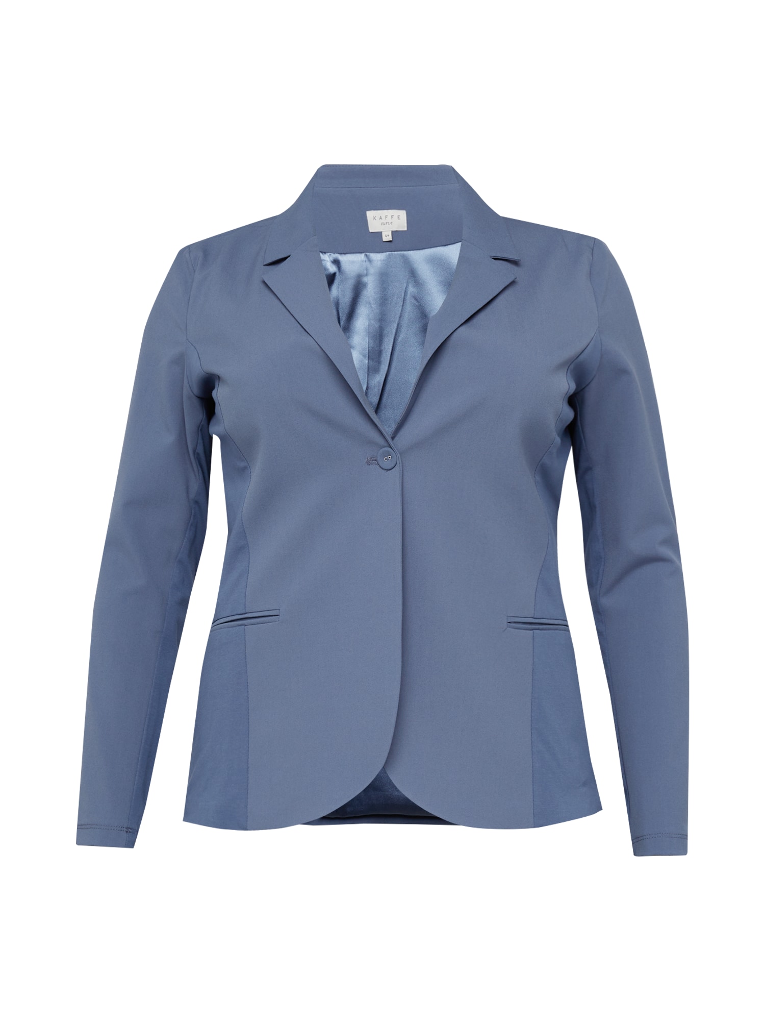 KAFFE CURVE Blazer 'Jia'  dimno modra / nebeško modra