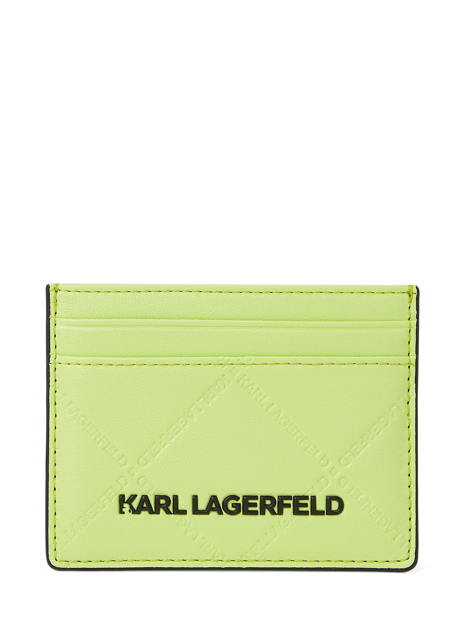 Karl Lagerfeld Denarnica ' Skuare '  srebrno-siva / zelena