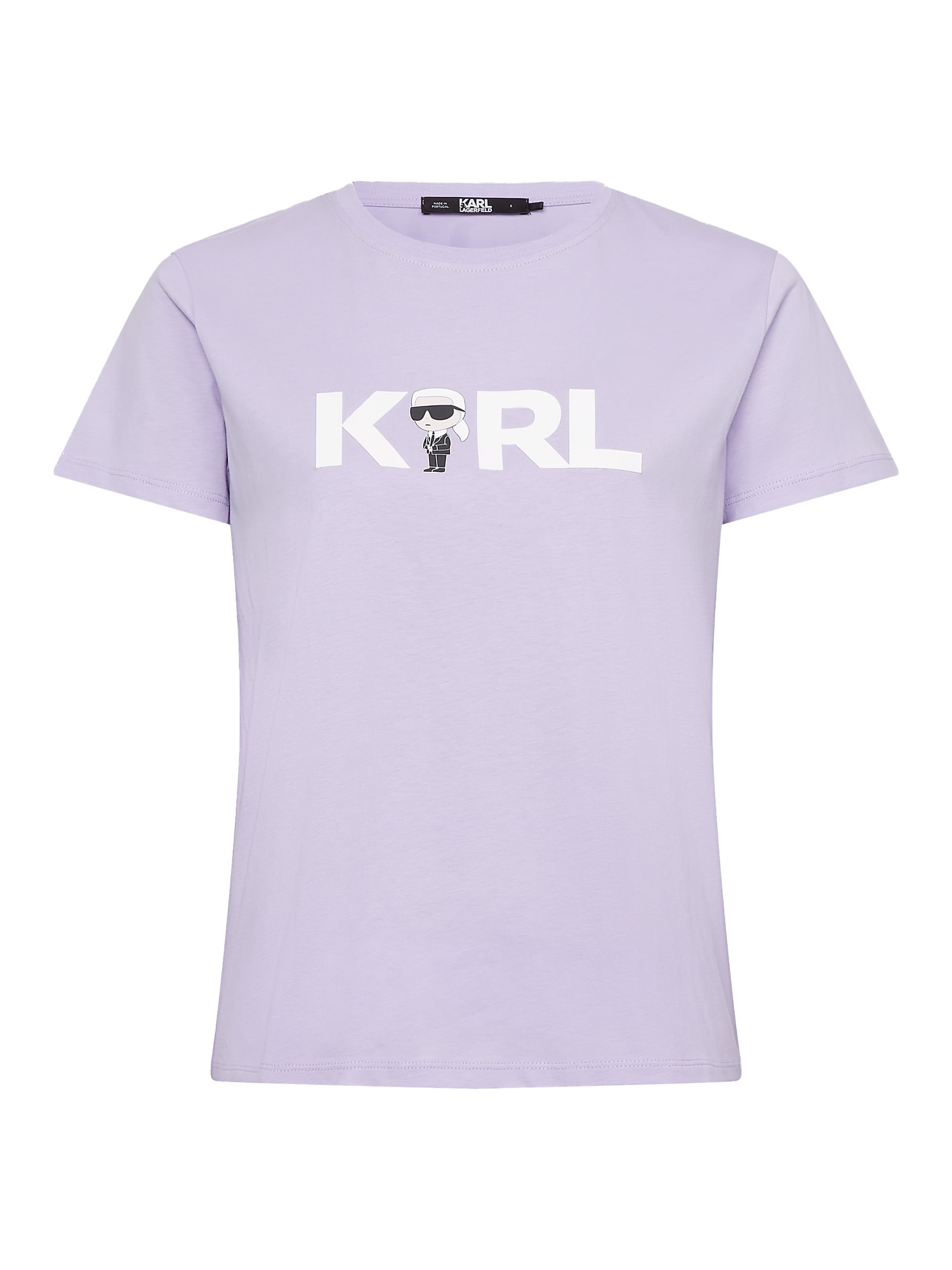 Karl Lagerfeld Majica ' Ikonik 2.0 '  sivka / bela