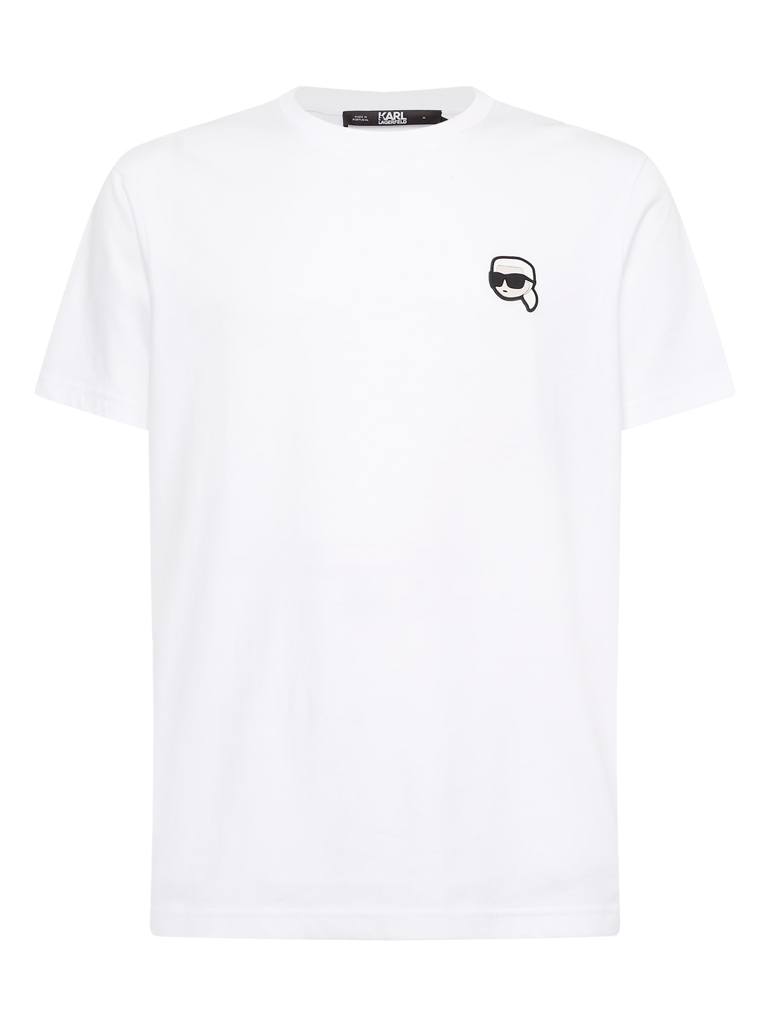 Karl Lagerfeld Majica ' Ikonik 2.0'  črna / bela
