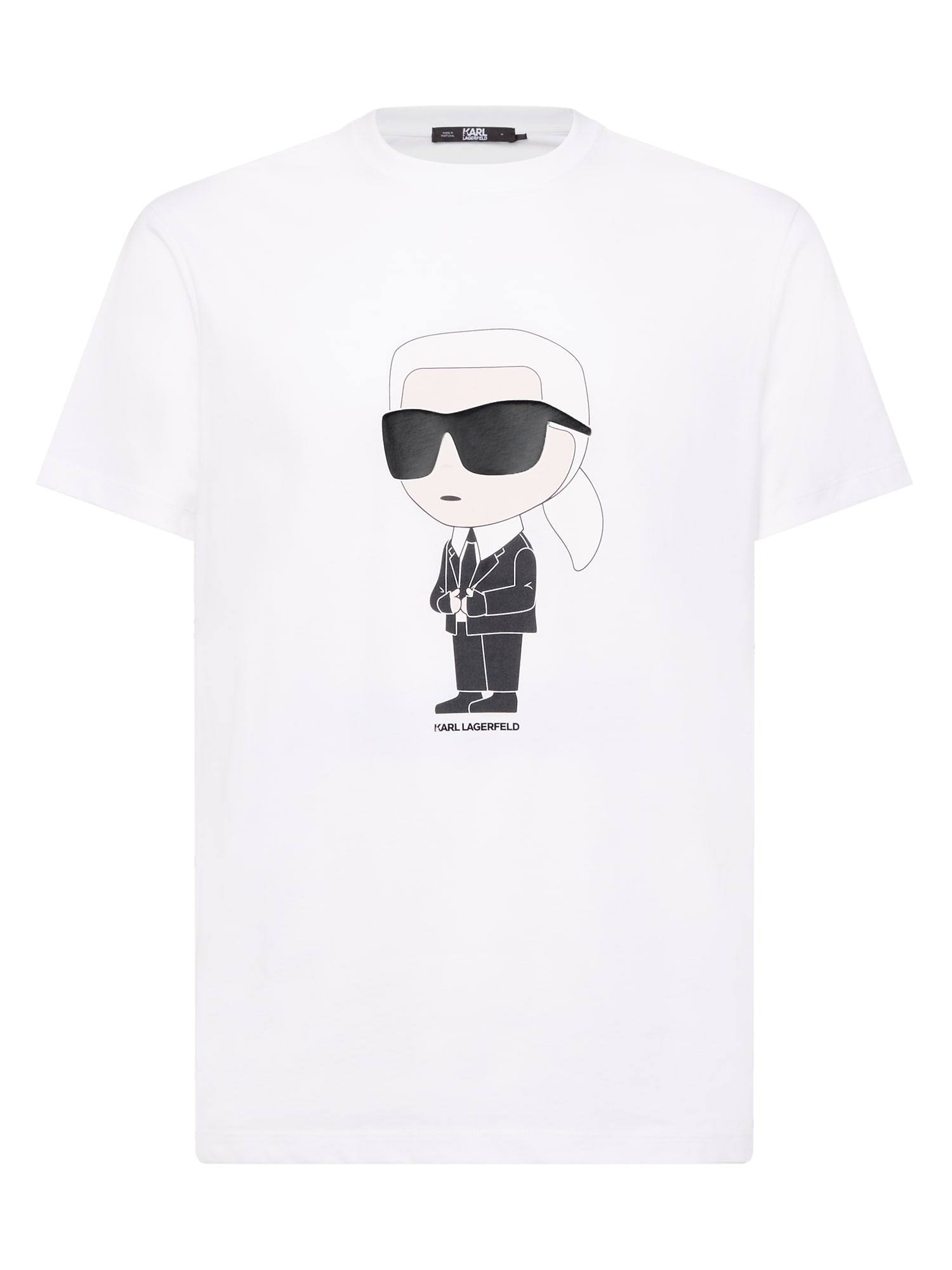 Karl Lagerfeld Majica  bež / črna / bela