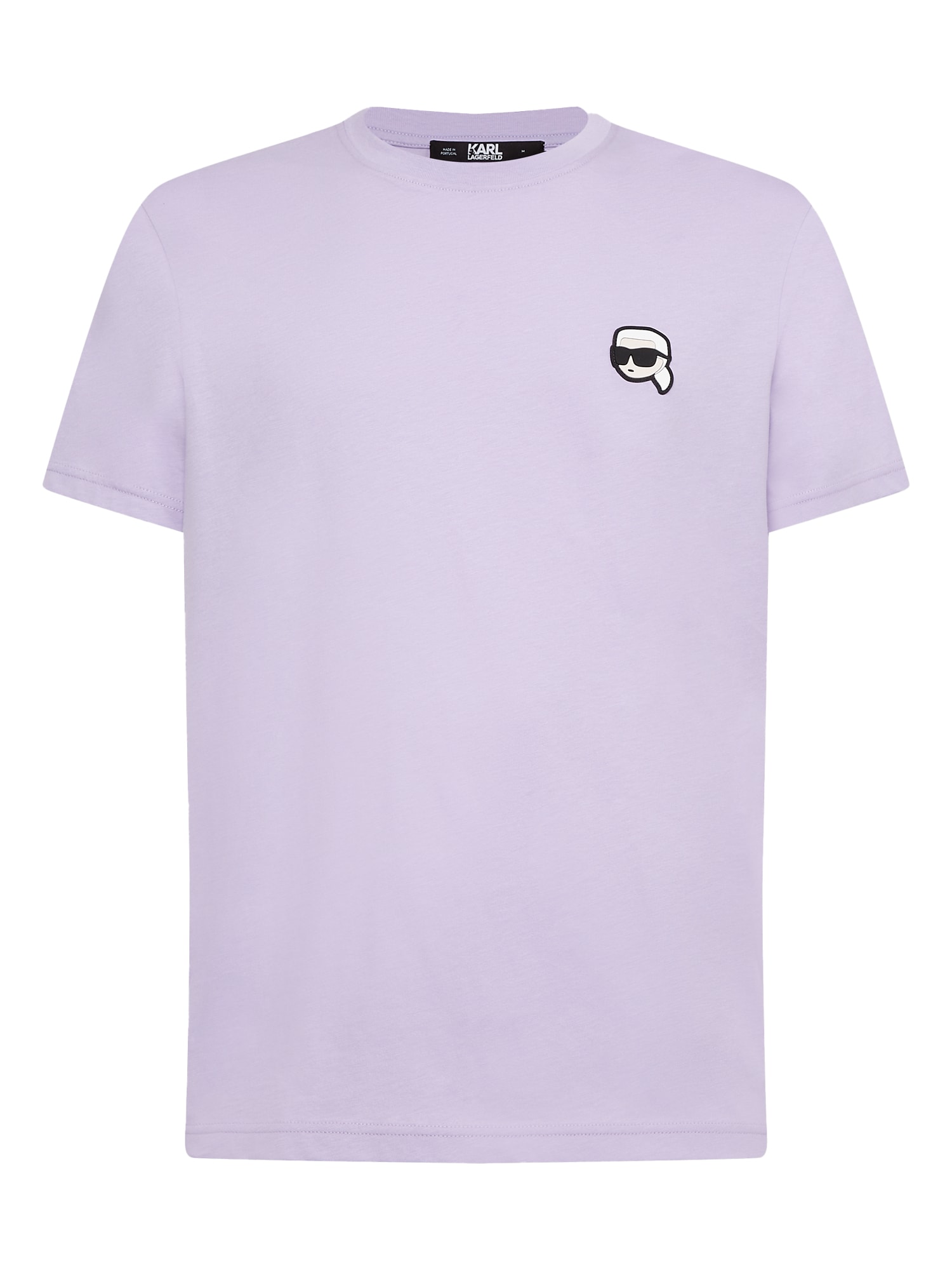 Karl Lagerfeld Majica  bež / pastelno lila / črna / bela