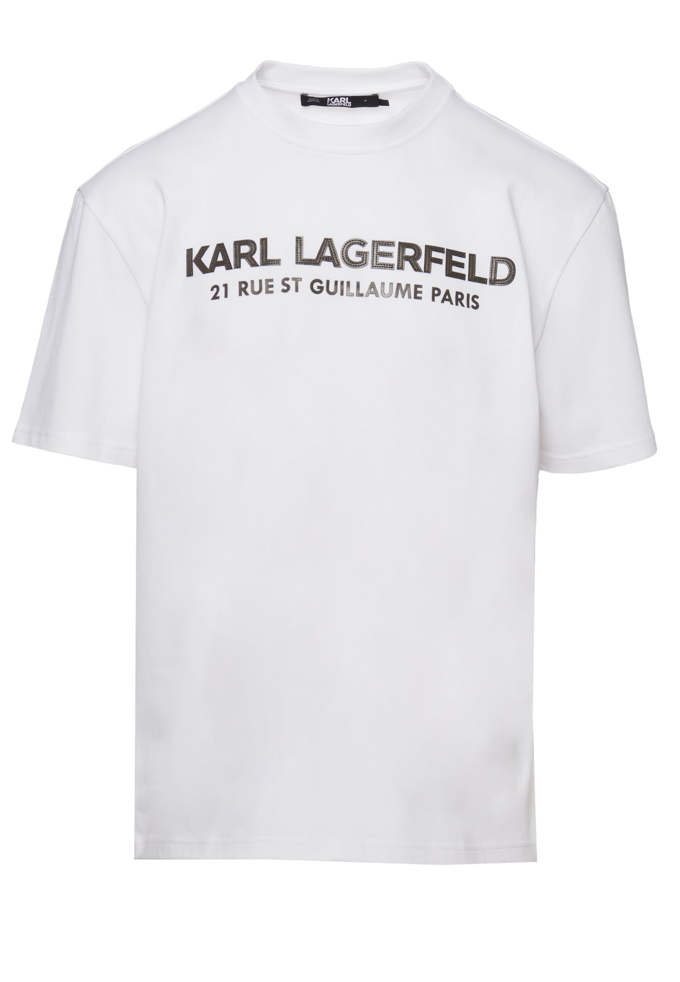Karl Lagerfeld Majica  črna / bela