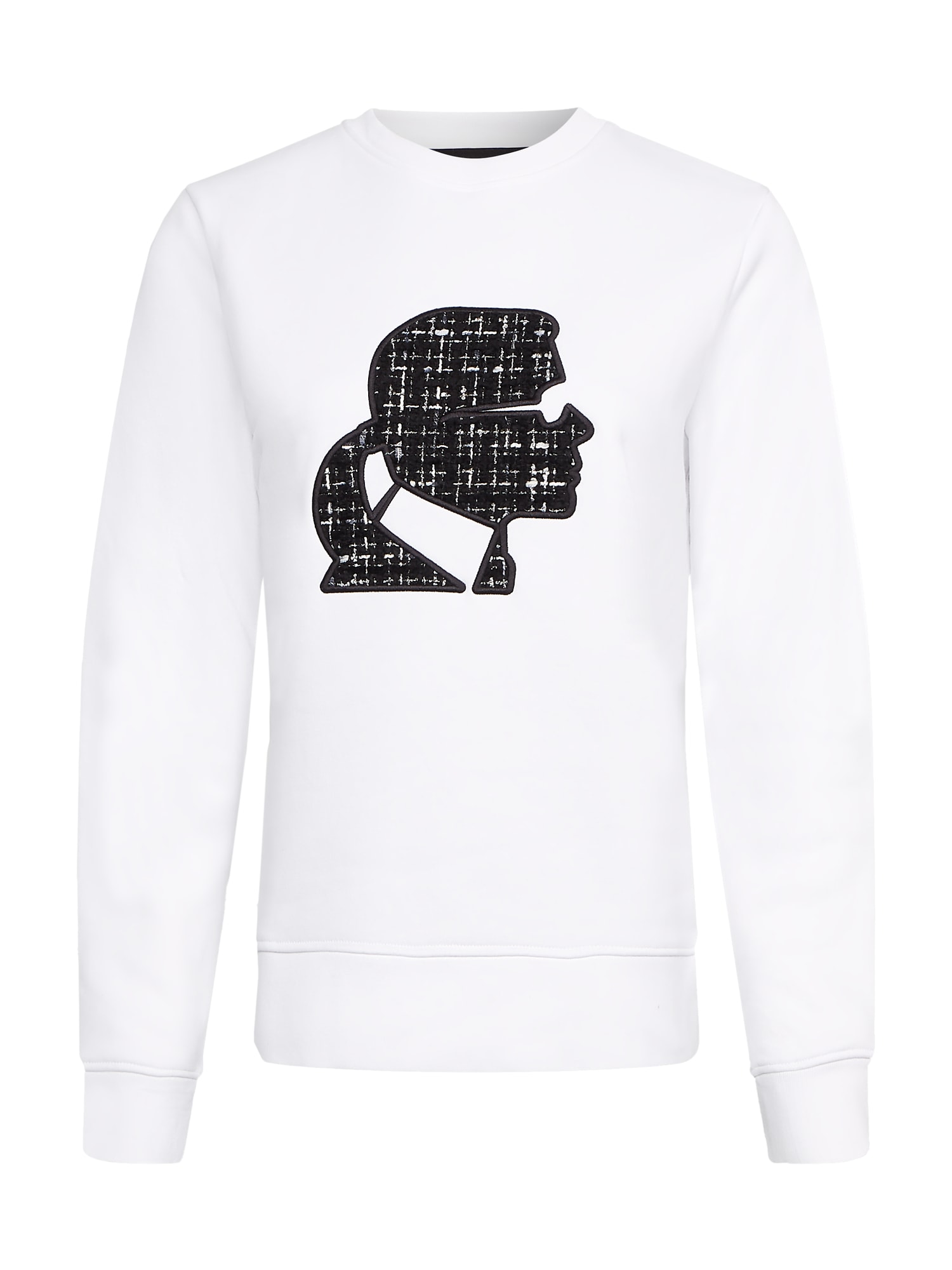 Karl Lagerfeld Majica  črna / bela