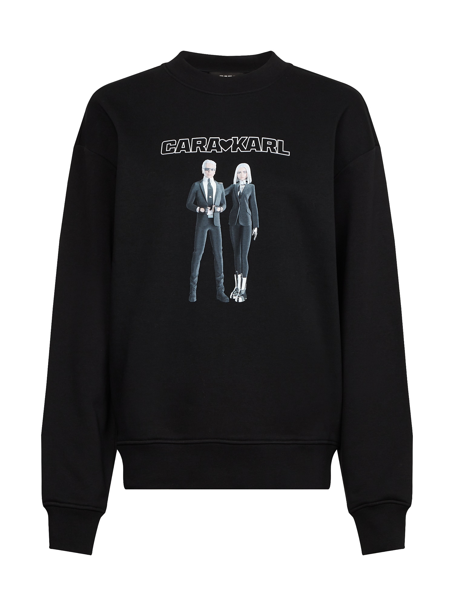 Karl Lagerfeld Majica  mešane barve / črna