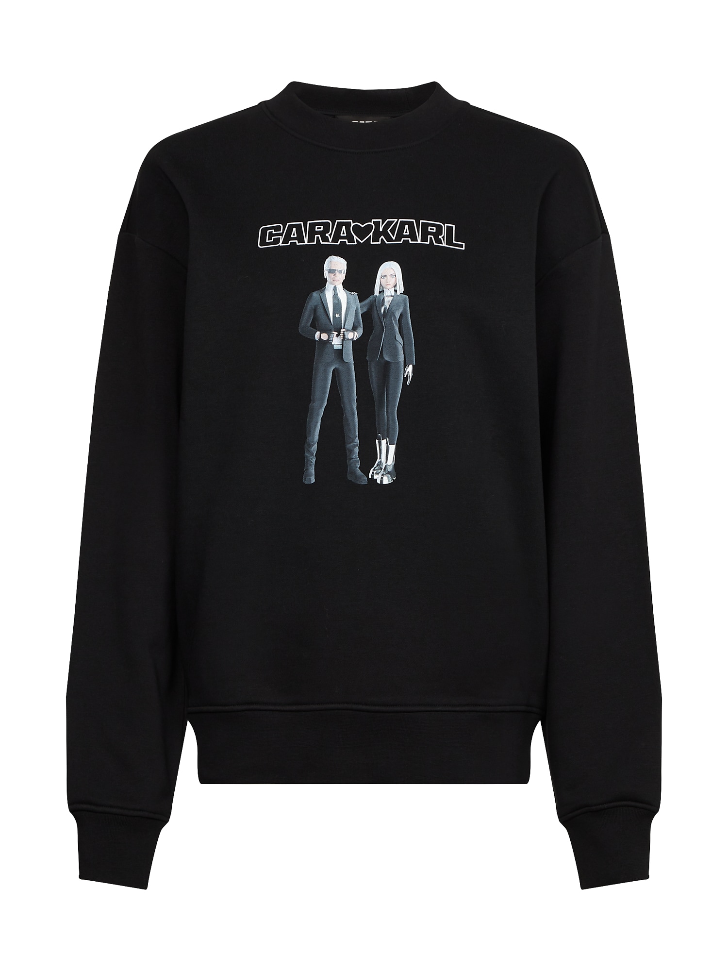 Karl Lagerfeld Majica  mešane barve / črna