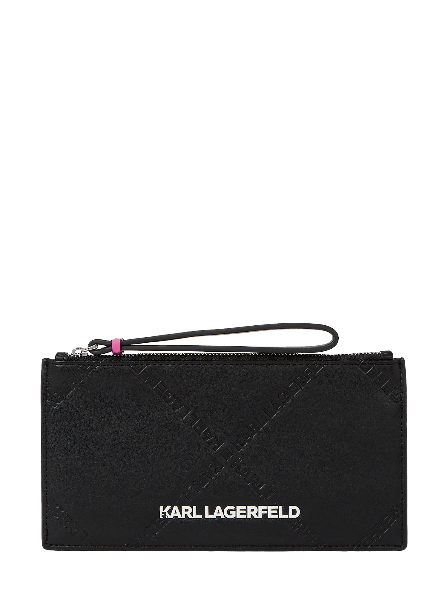 Karl Lagerfeld Ročna torbica  črna / bela