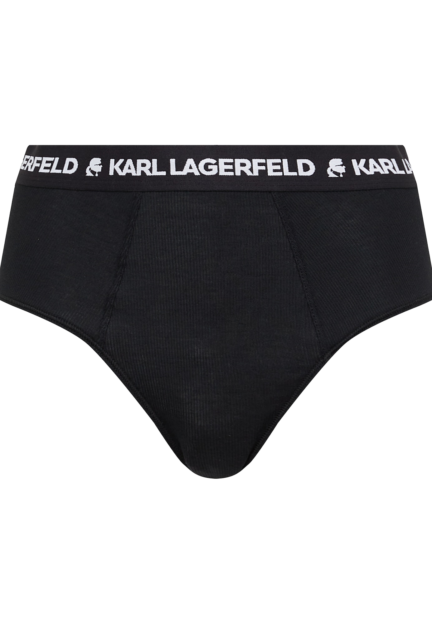 Karl Lagerfeld Spodnje hlače  črna / bela