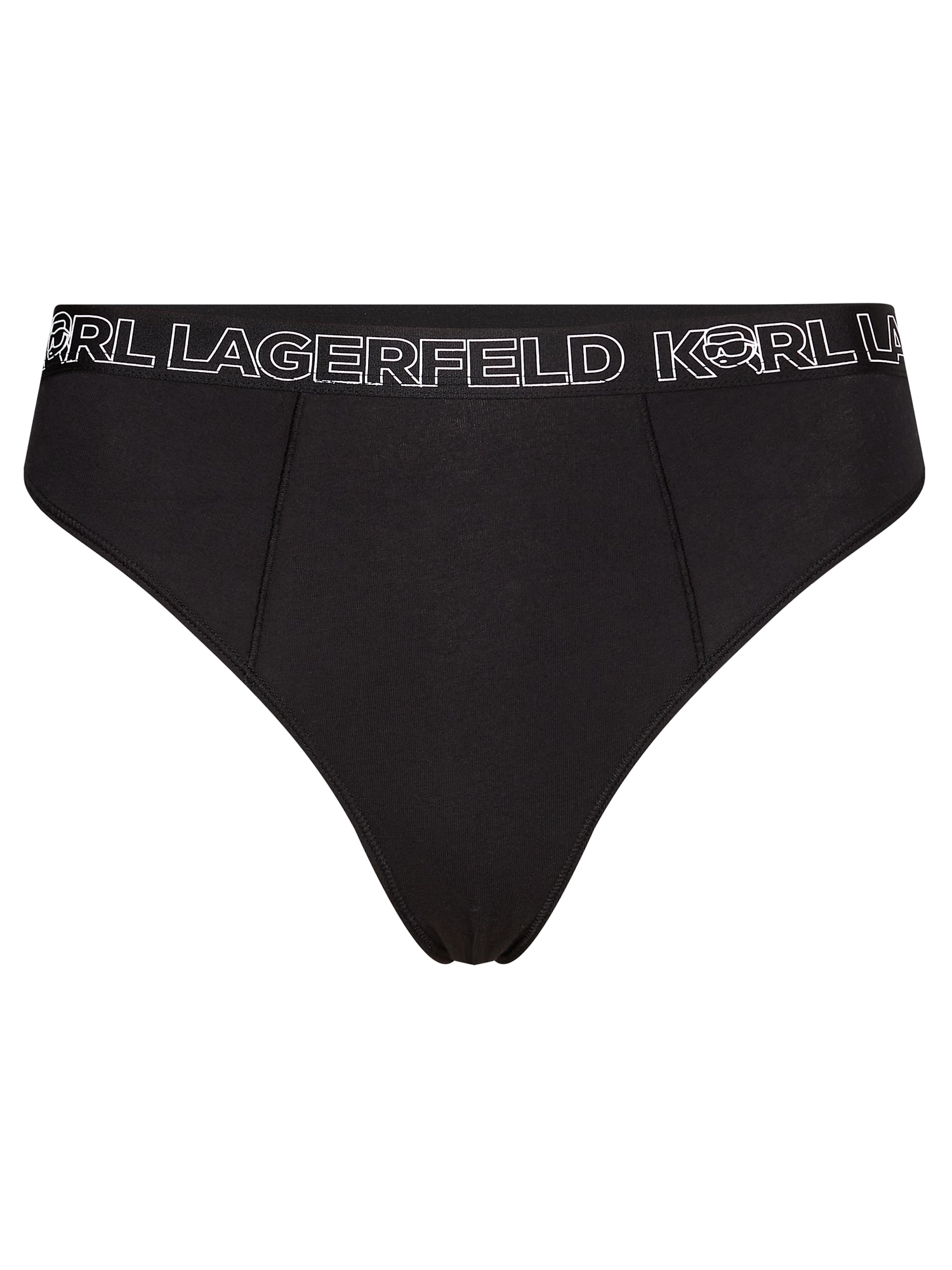 Karl Lagerfeld Spodnje hlačke ' Ikonik 2.0'  črna / bela