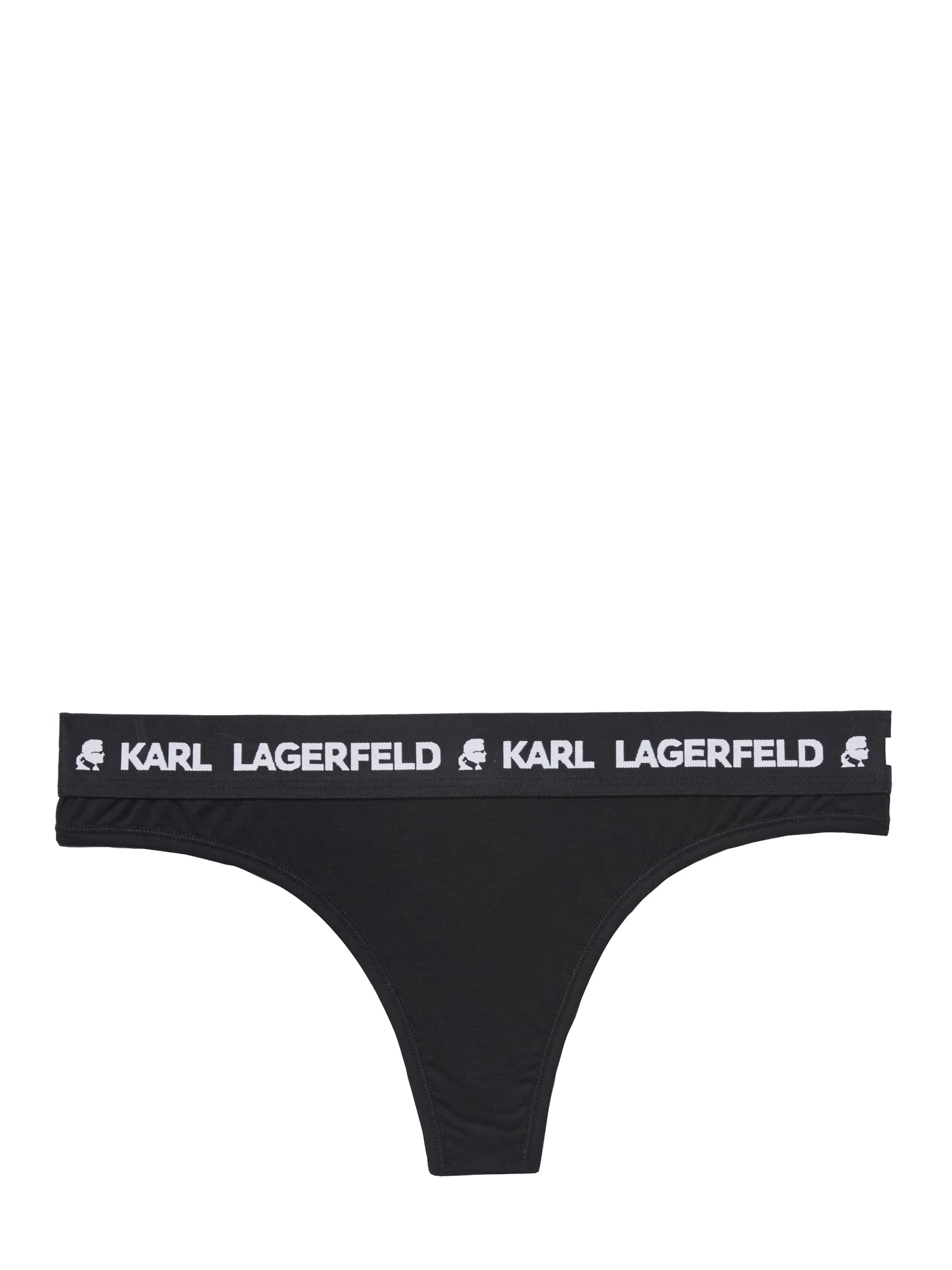 Karl Lagerfeld Tangice  črna / bela