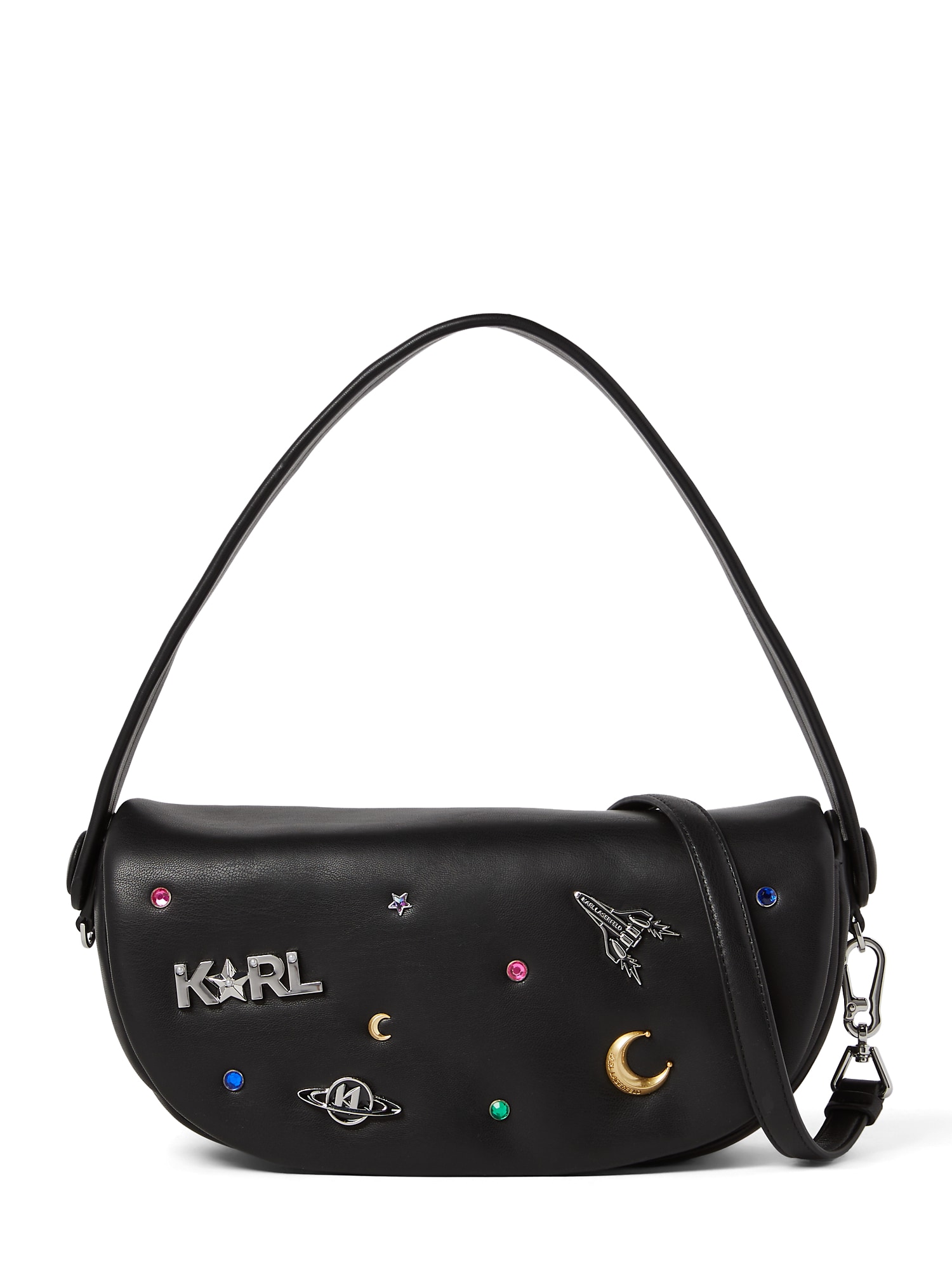 Karl Lagerfeld Torba za čez ramo ' Swing '  mešane barve / črna