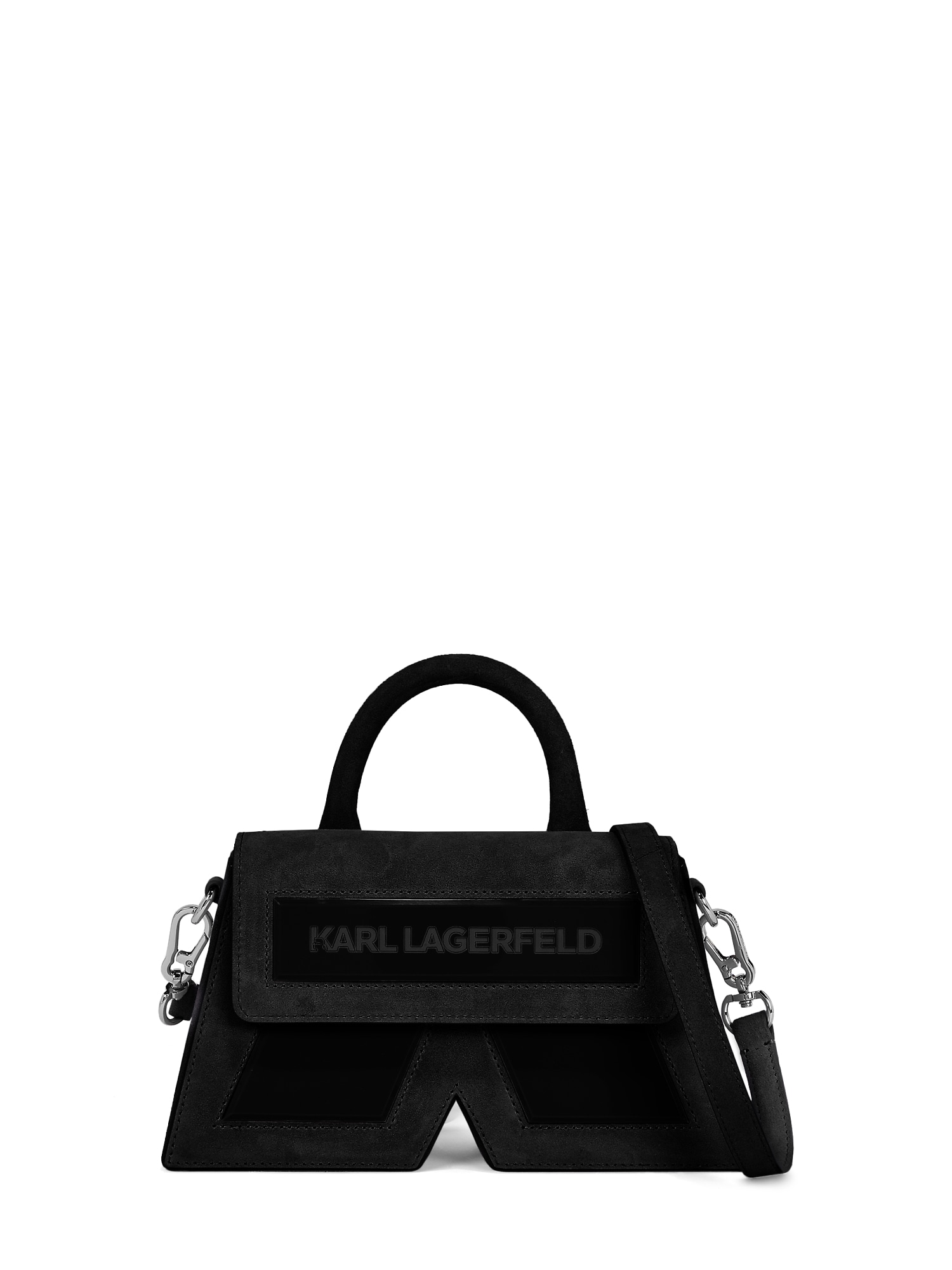 Karl Lagerfeld Torba za čez ramo  črna