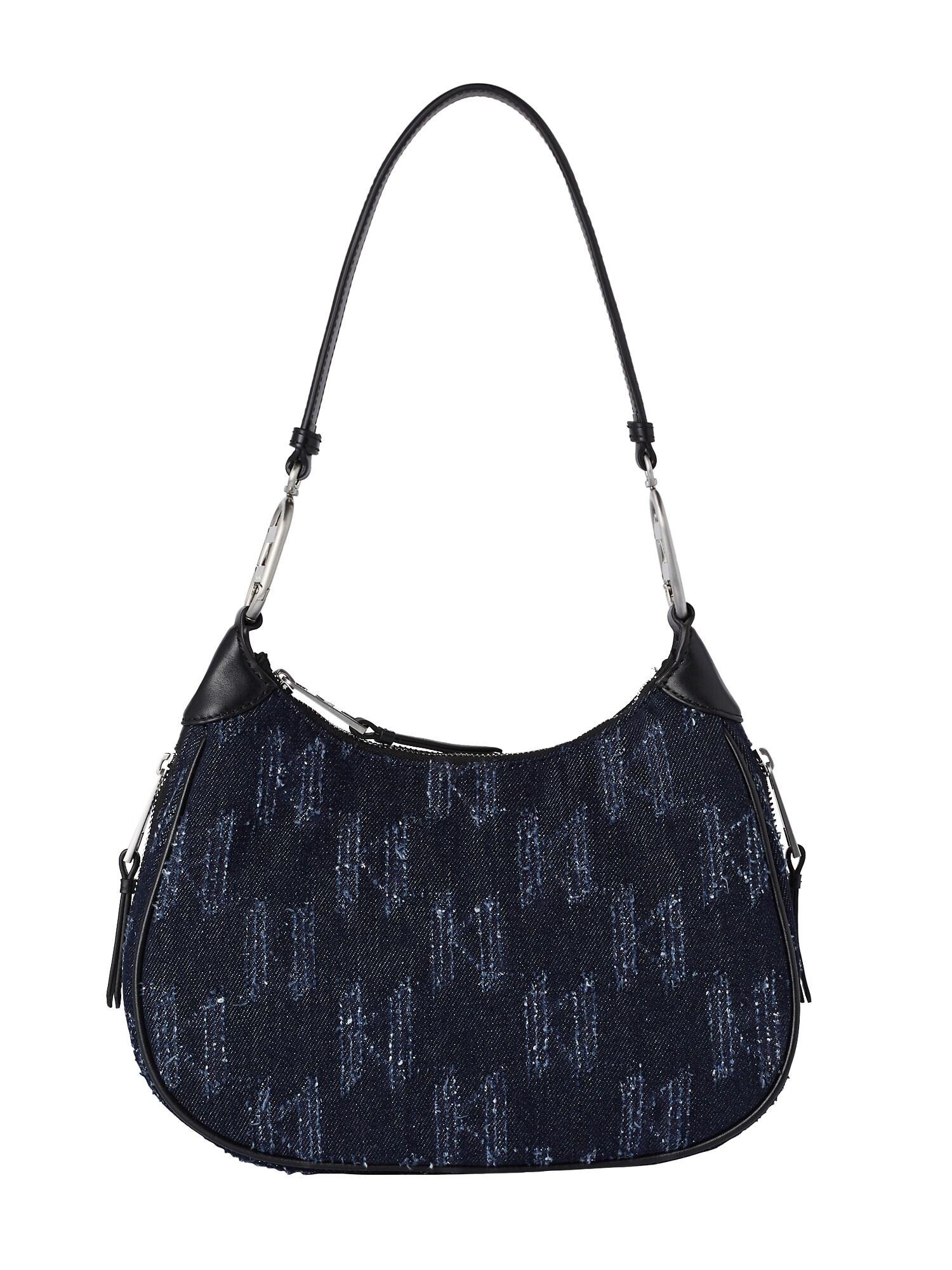 Karl Lagerfeld Torba za čez ramo  moder denim / črna / off-bela