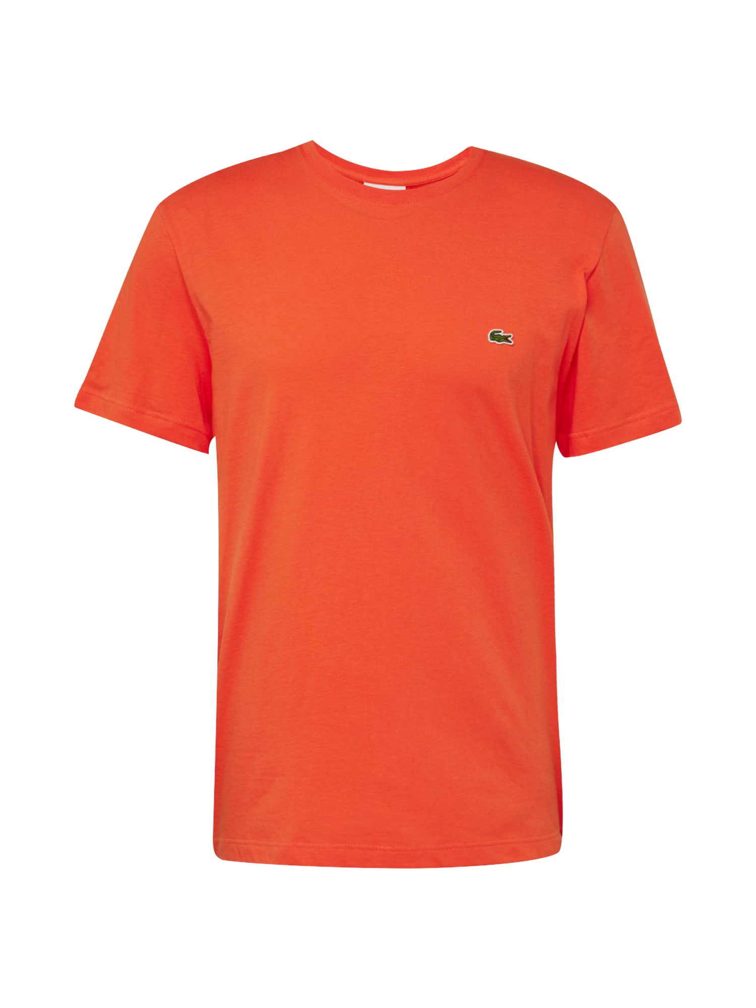 LACOSTE Majica  zelena / oranžno rdeča / bela