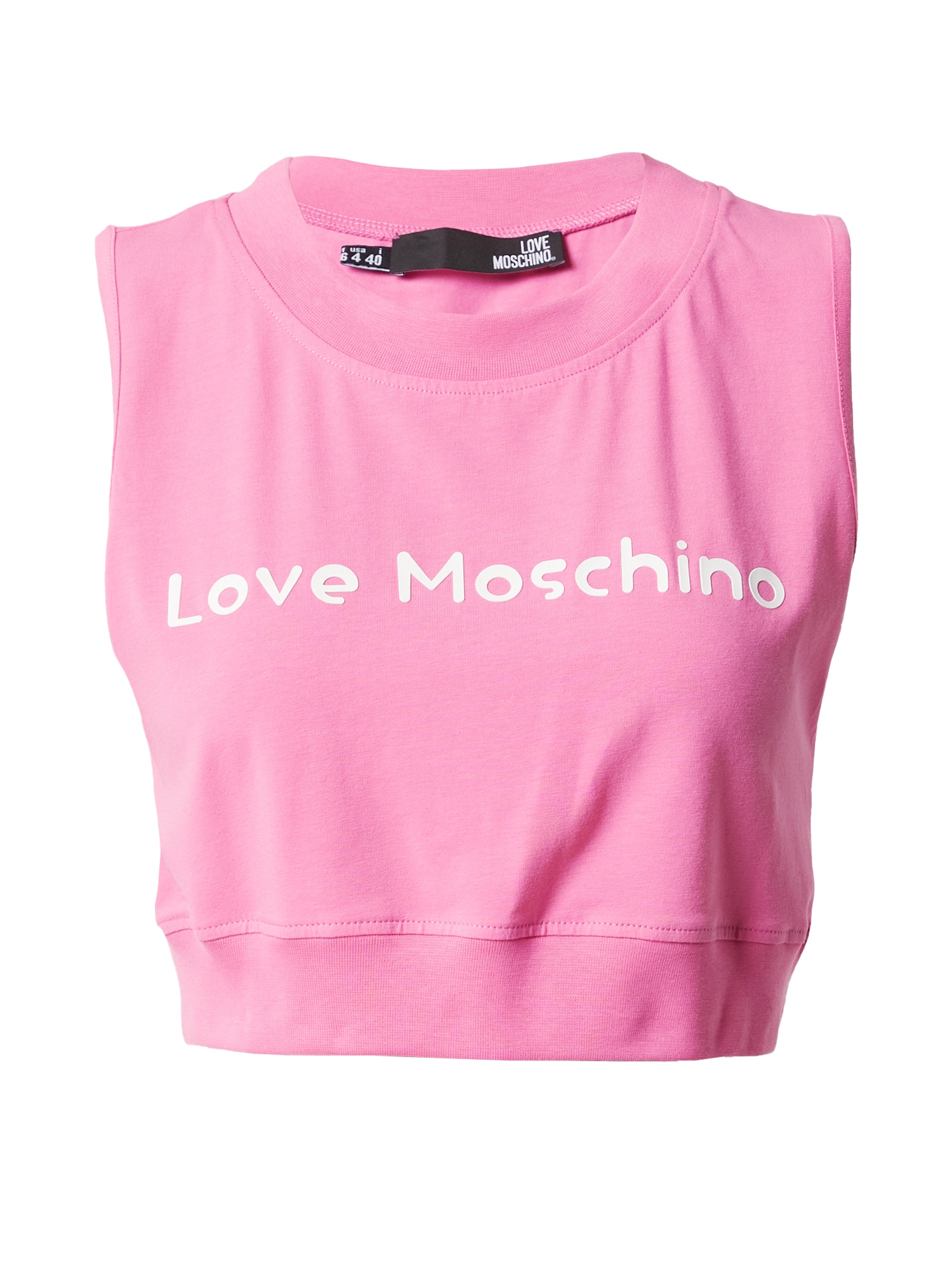 Love Moschino Top  roza / bela