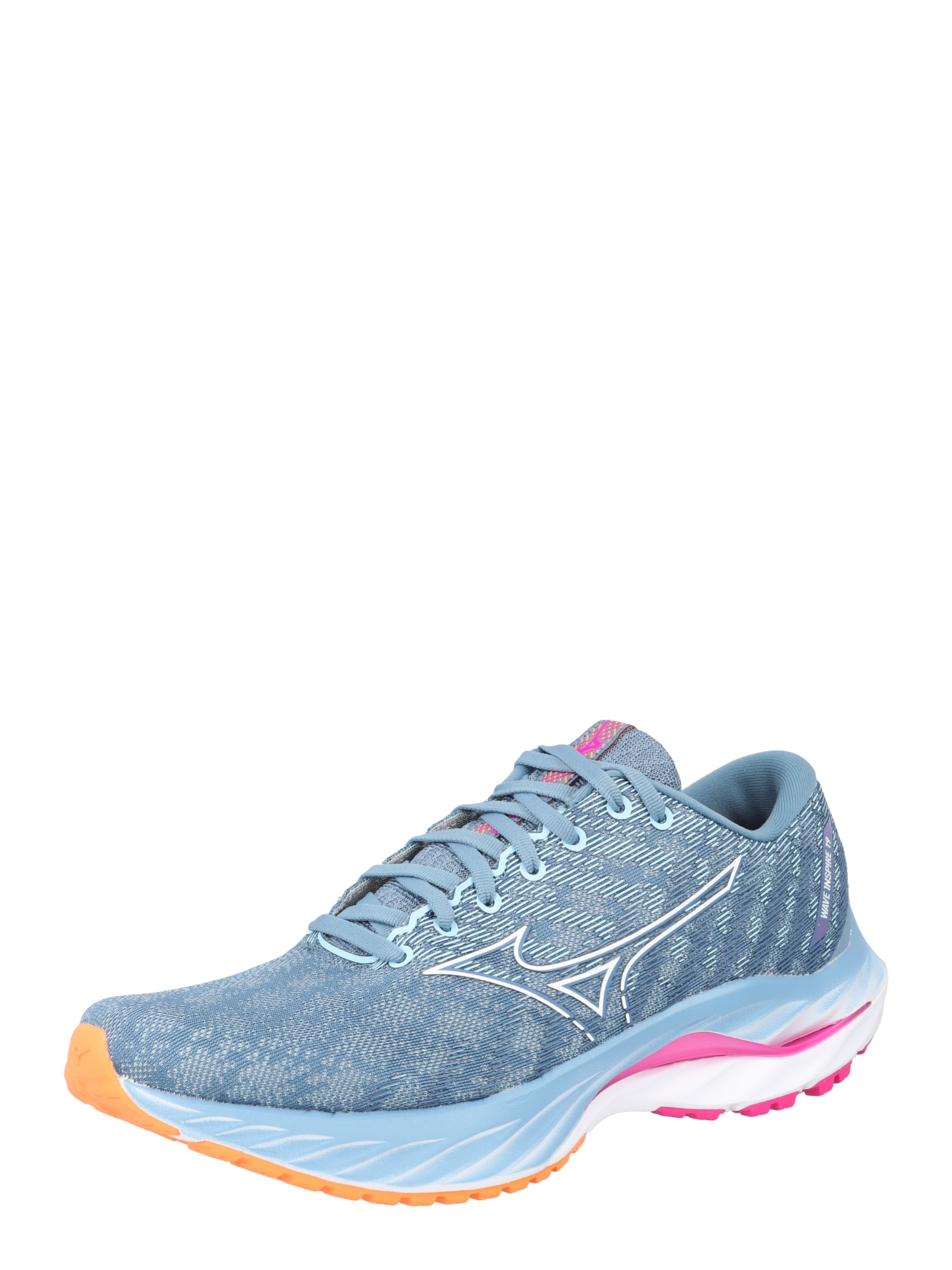 MIZUNO Športni čevelj 'WAVE INSPIRE 19'  modra / oranžna / roza / bela