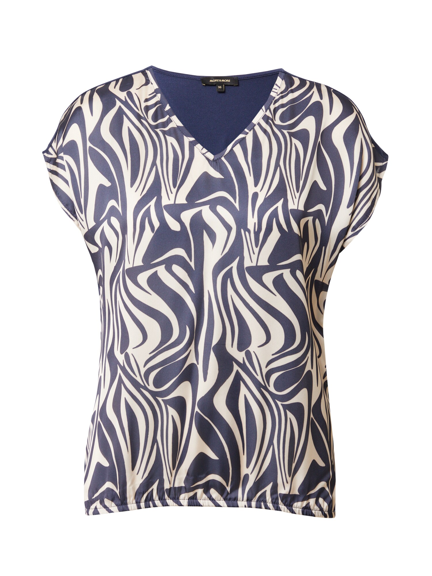 MORE & MORE Bluza  marine / off-bela