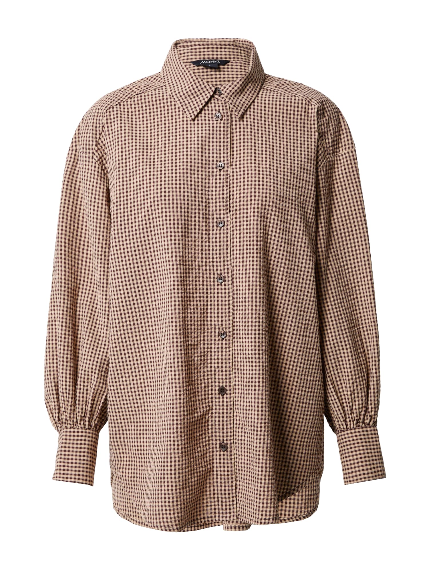 Monki Bluza 'Olu'  bež / temno rjava