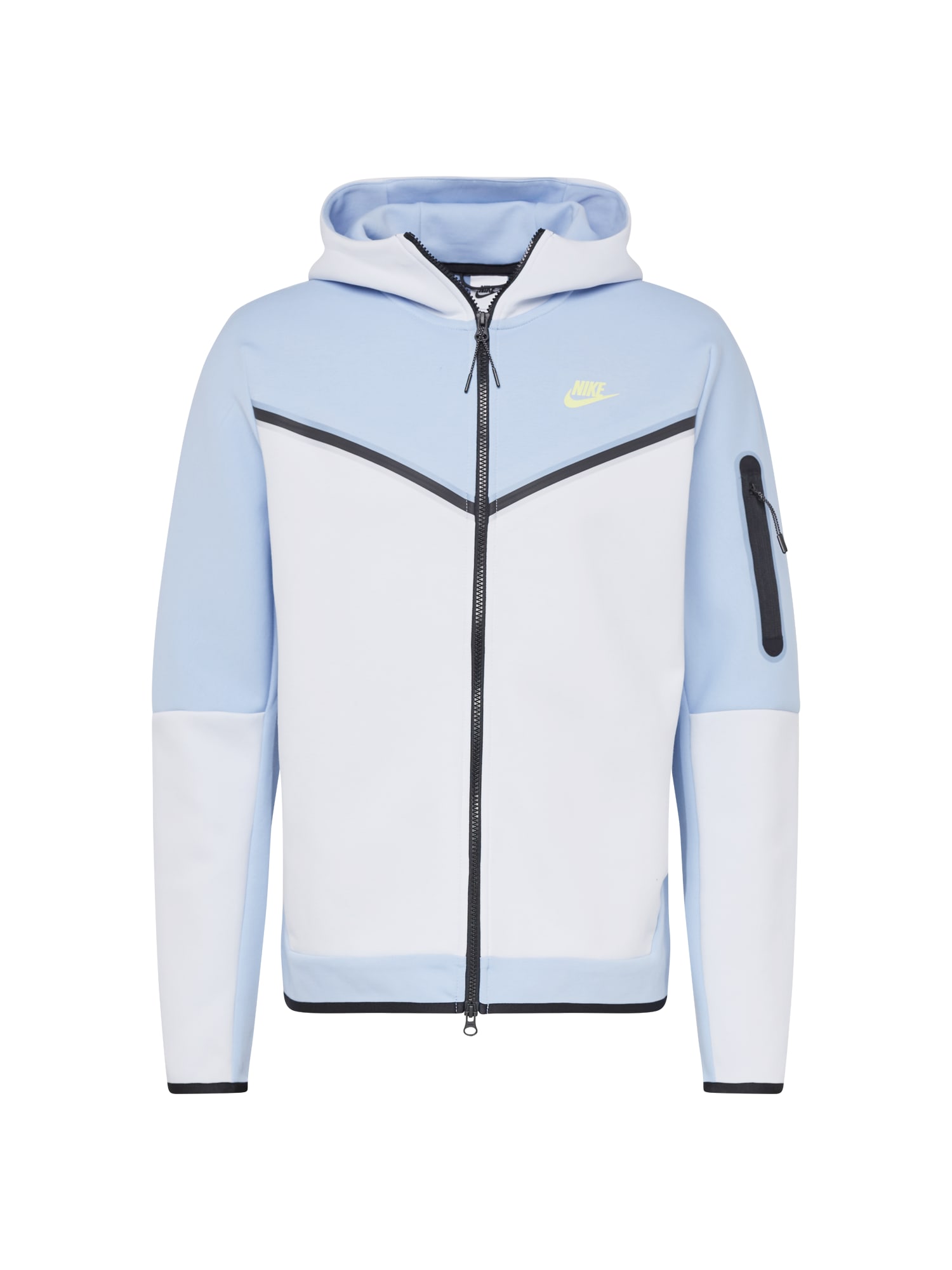 Nike Sportswear Jopa iz flisa  azur / svetlo modra / jabolko / črna