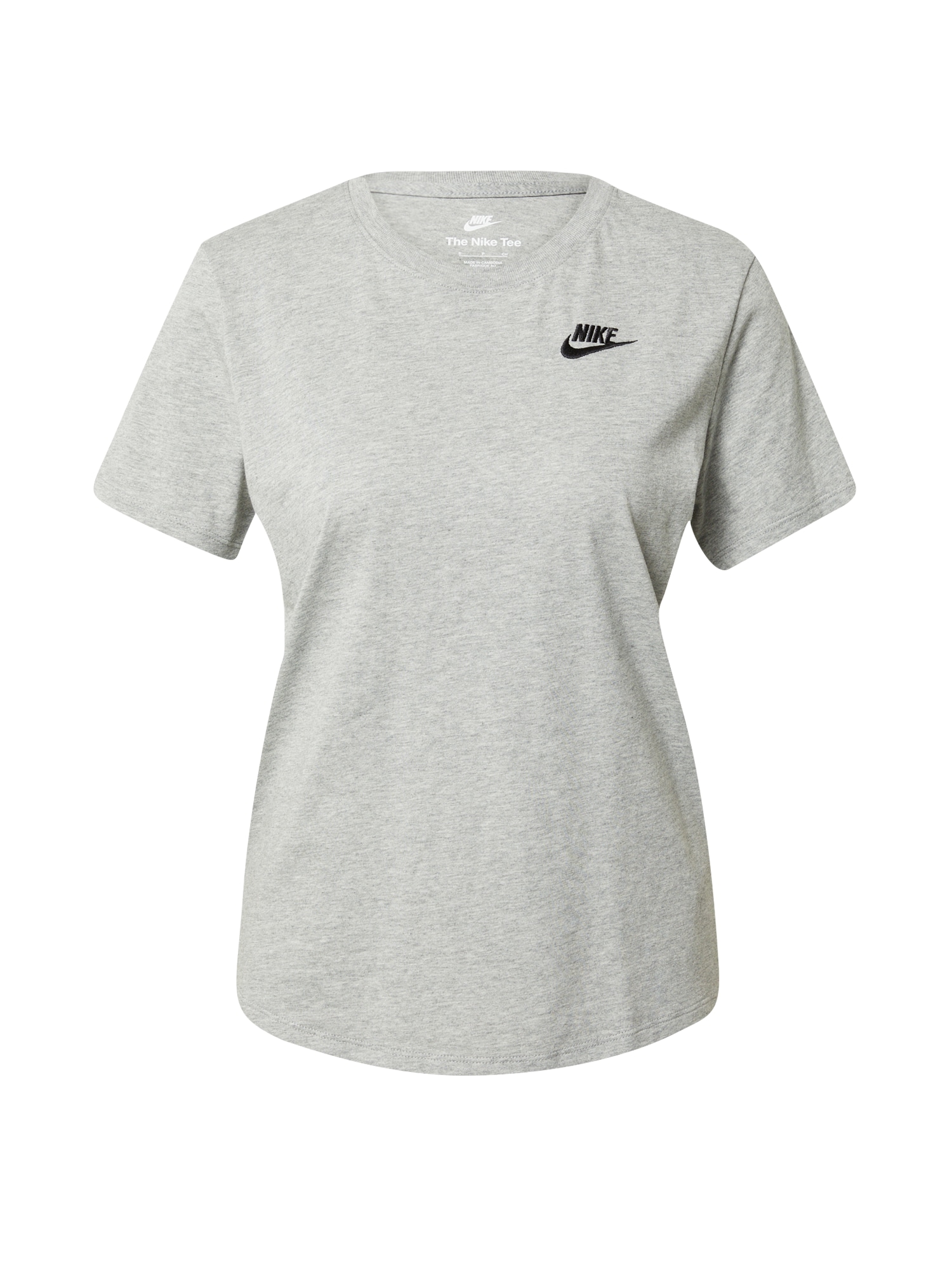 Nike Sportswear Majica  siva / črna