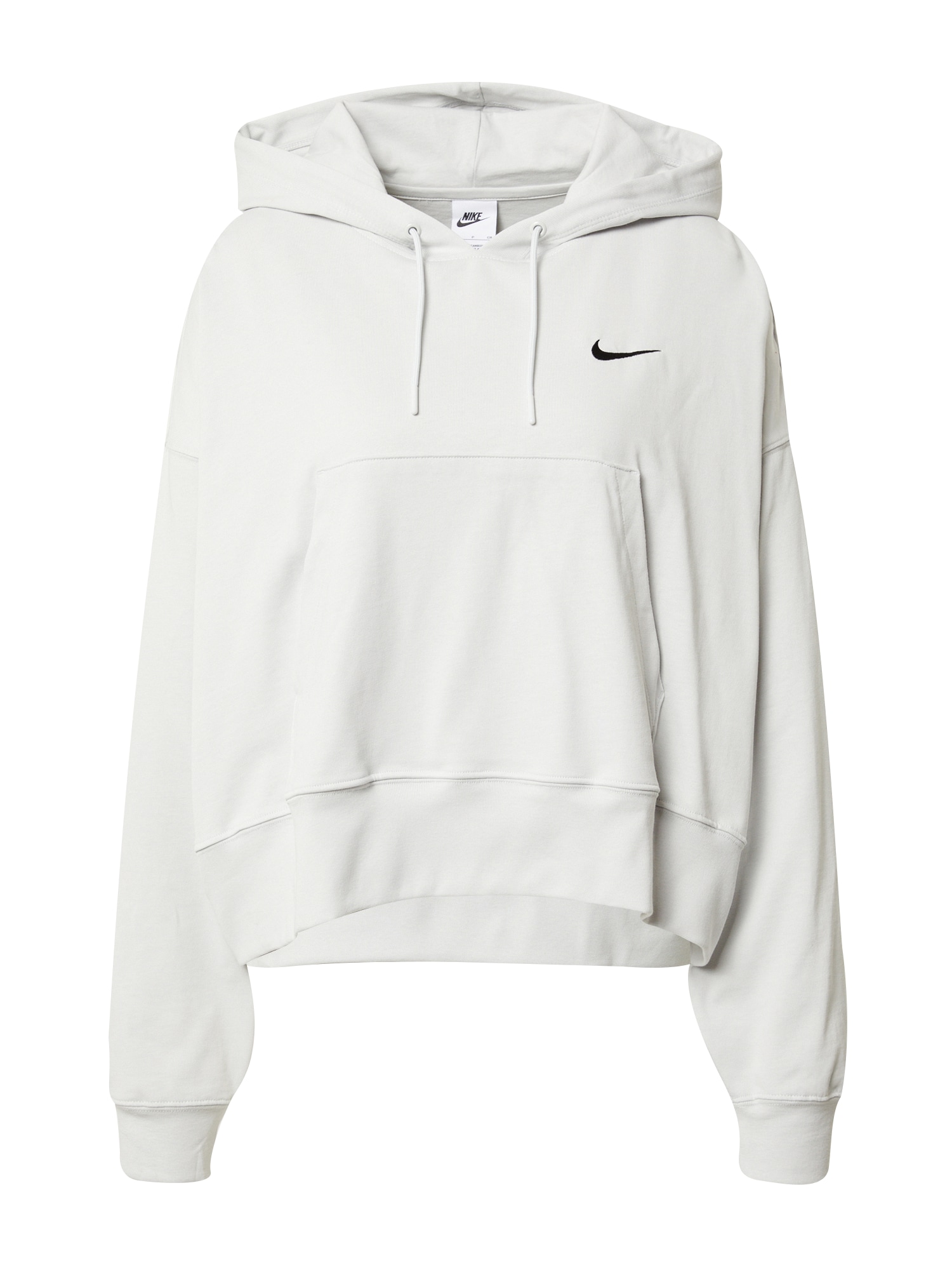 Nike Sportswear Majica  svetlo siva / črna