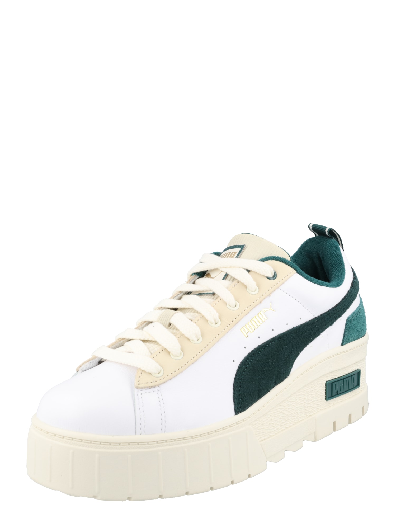 PUMA Nizke superge 'Mayze'  smaragd / temno zelena / bela