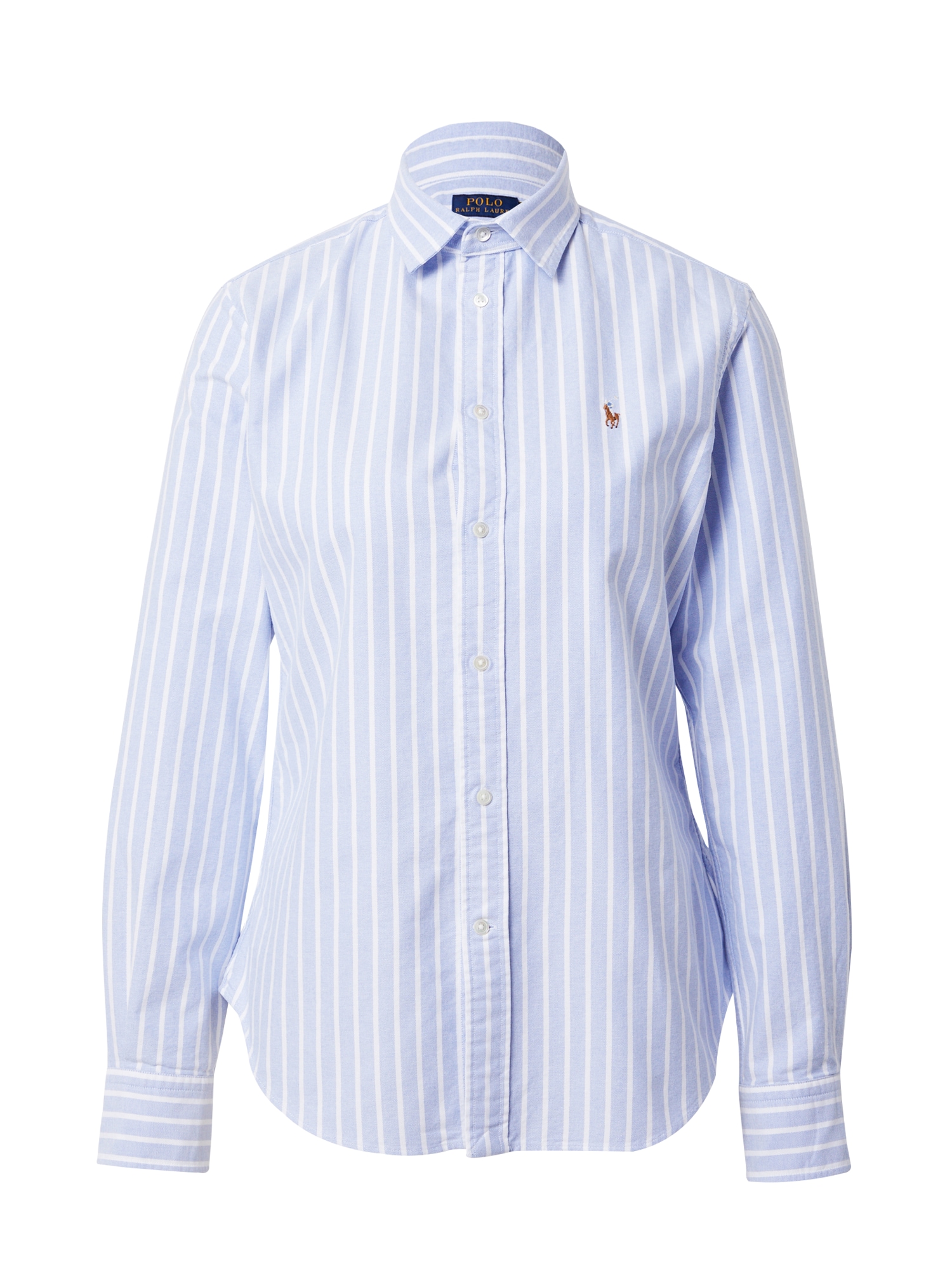 Polo Ralph Lauren Bluza  svetlo modra / bela