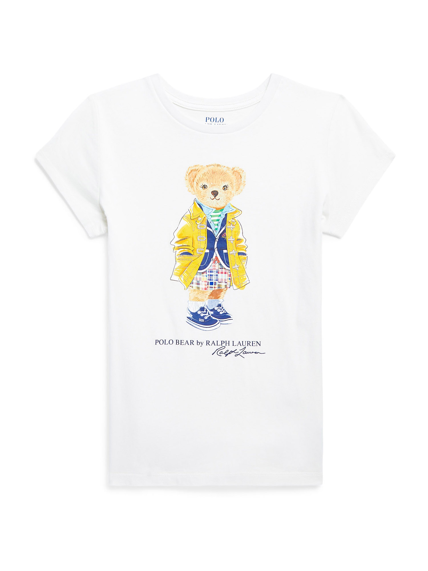 Polo Ralph Lauren Majica 'BEAR'  mornarska / rumena / črna / bela
