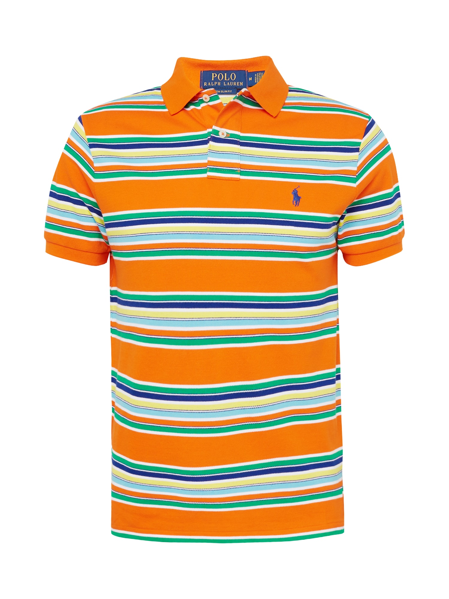 Polo Ralph Lauren Majica  modra / svetlo modra / zelena / oranžna