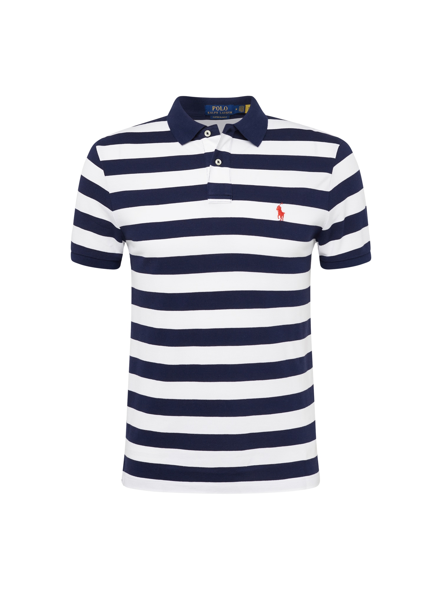 Polo Ralph Lauren Majica  mornarska / temno oranžna / bela