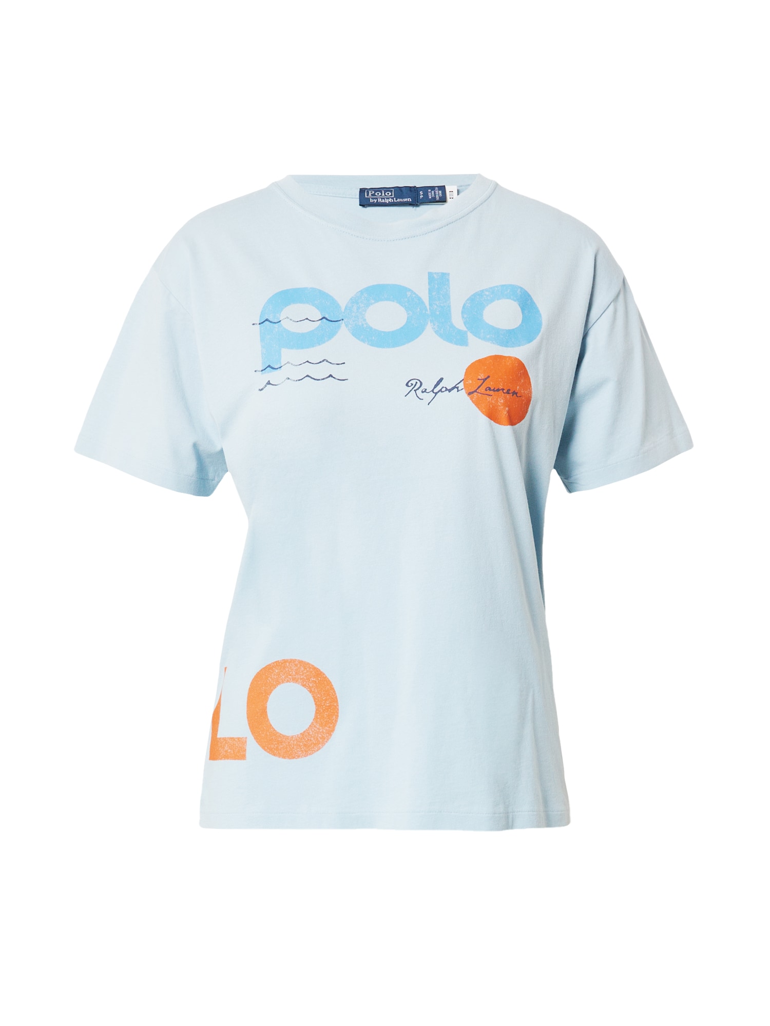 Polo Ralph Lauren Majica  mornarska / voda / nebeško modra / oranžna