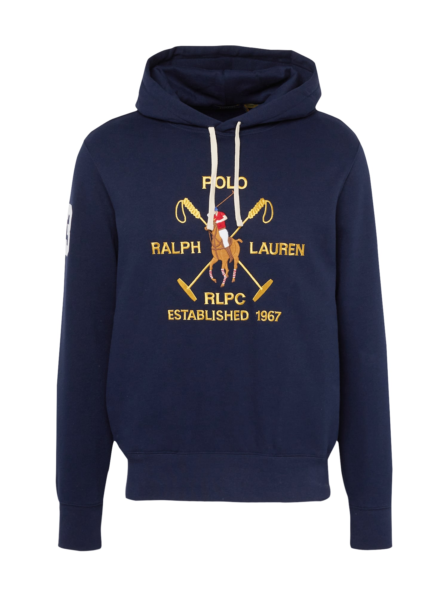 Polo Ralph Lauren Majica  rjava / zlata / rdeča / črna