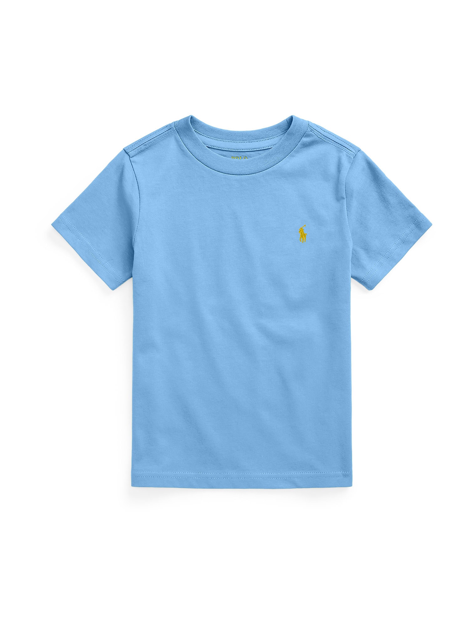 Polo Ralph Lauren Majica  svetlo modra / zlato-rumena