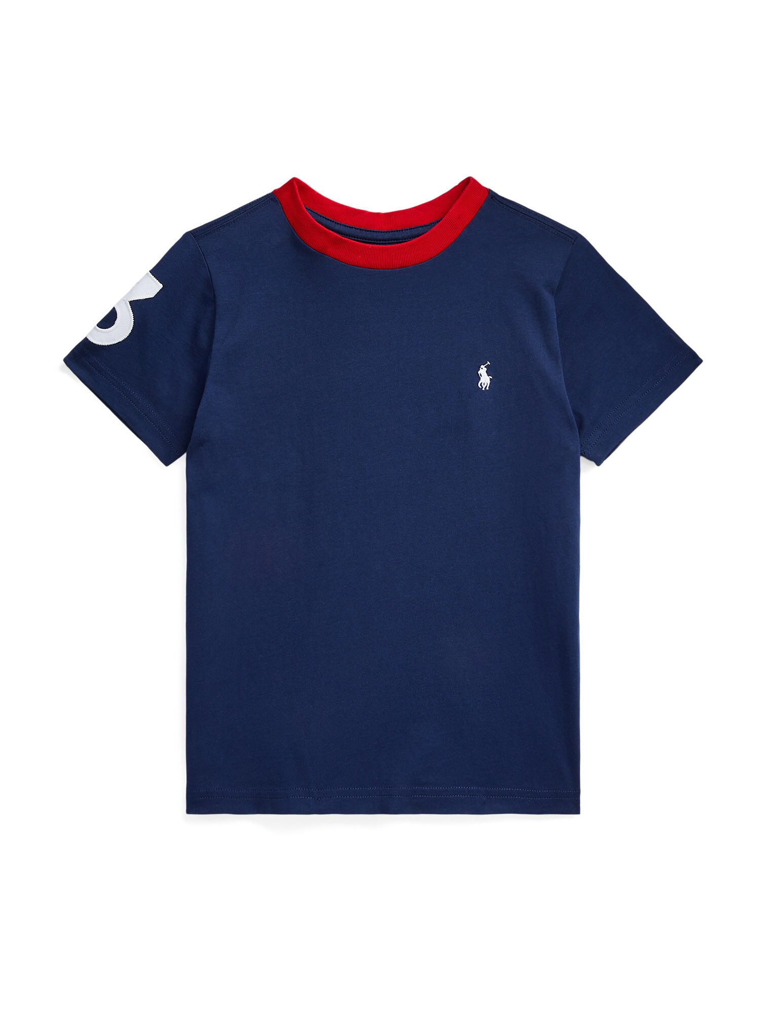 Polo Ralph Lauren Majica  temno modra / rdeča / bela